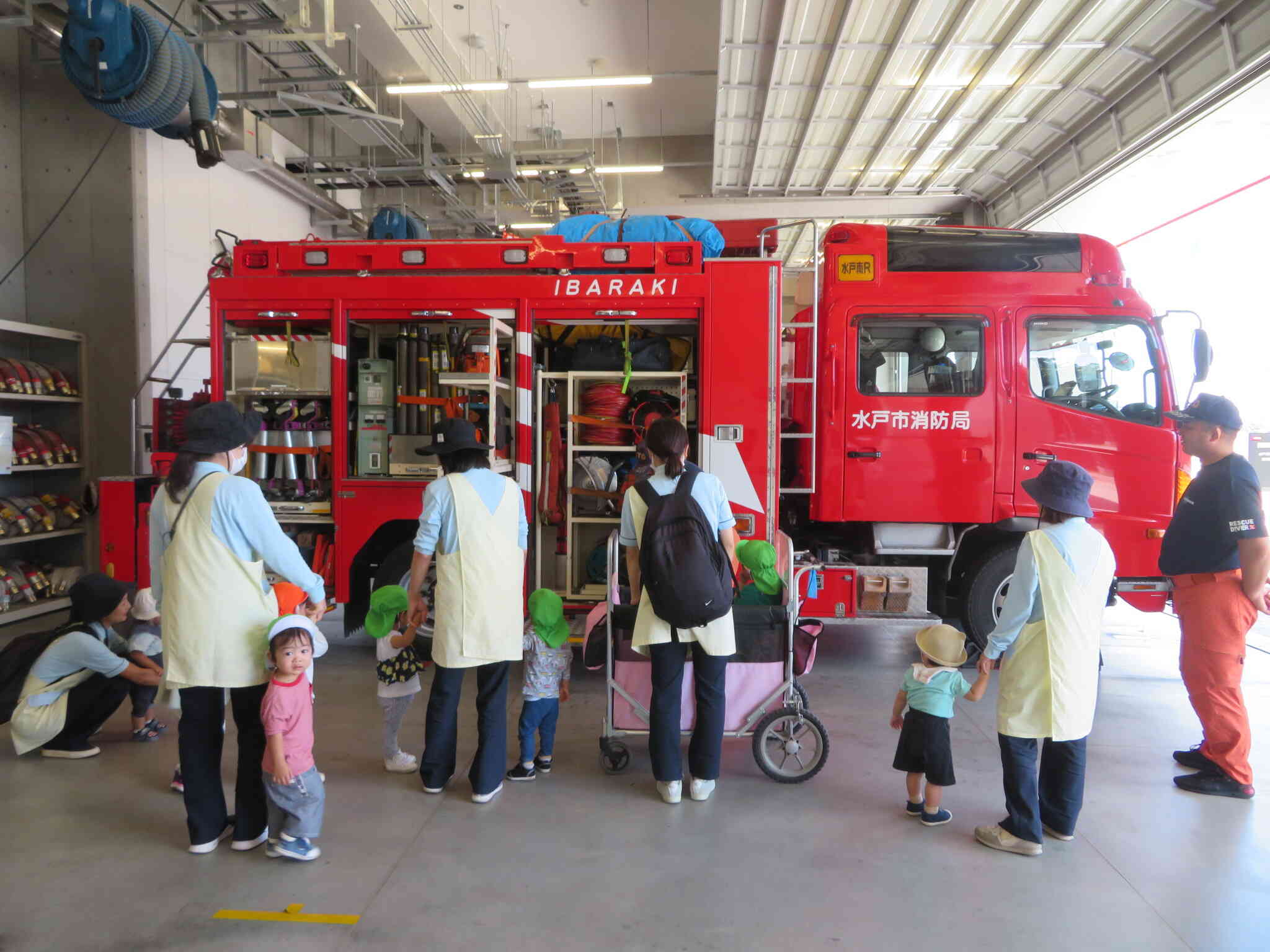 消防署見学！｜ニチイキッズ水戸保育園｜ニチイキッズ