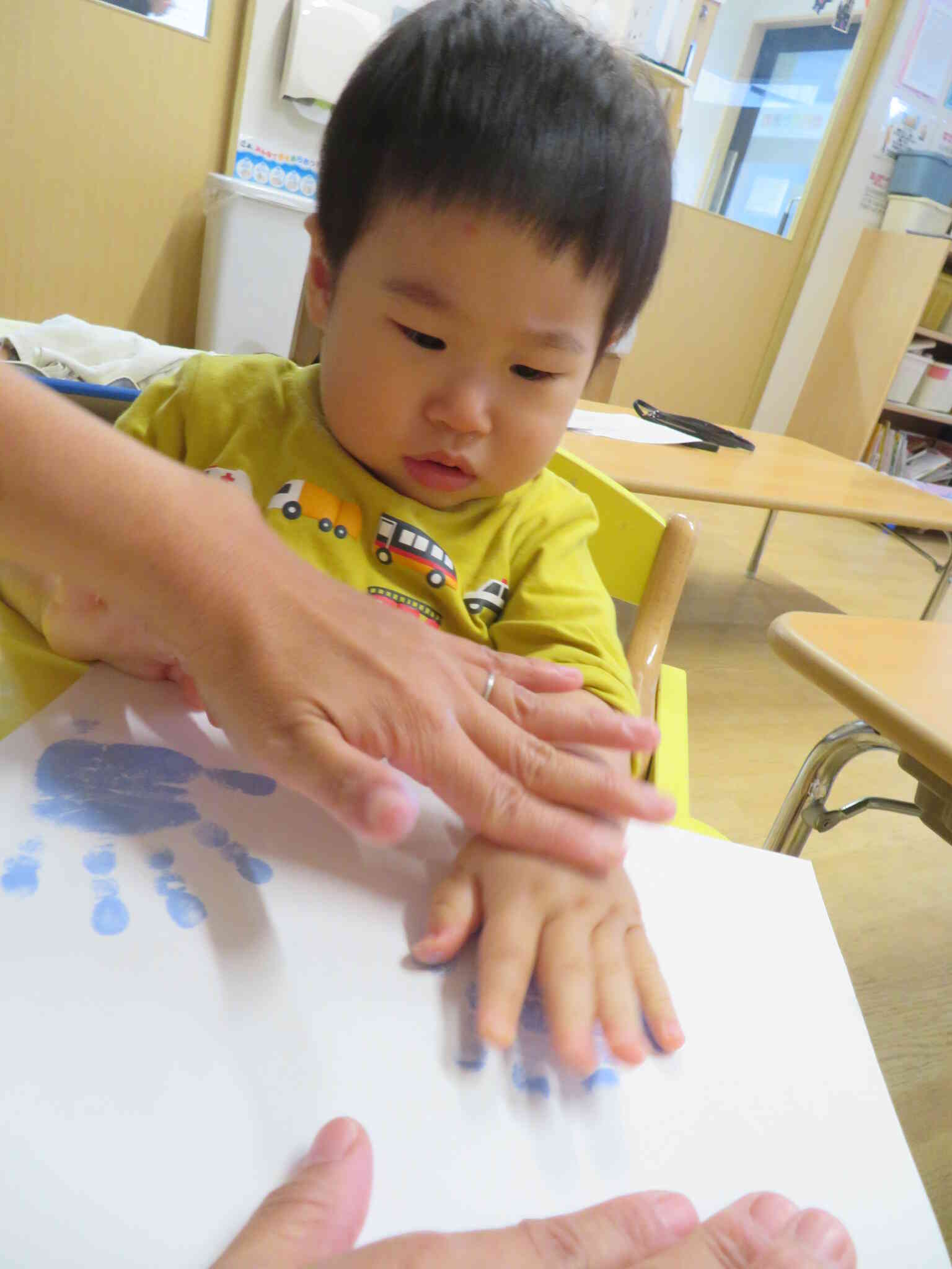 制作をしました(ひよこ組・0歳児)｜ニチイキッズ水戸保育園