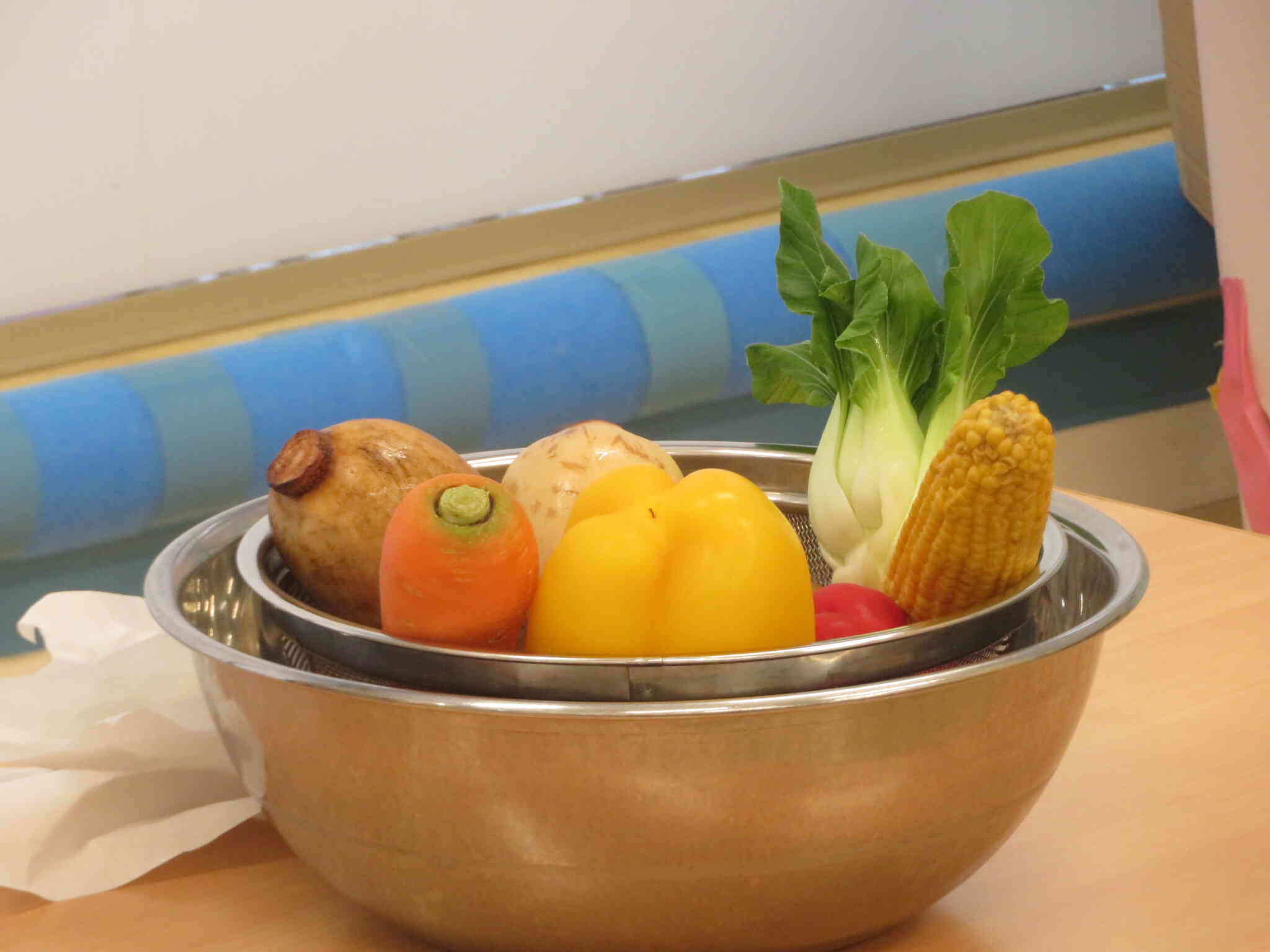 【食育】野菜の観察・野菜スタンプ
