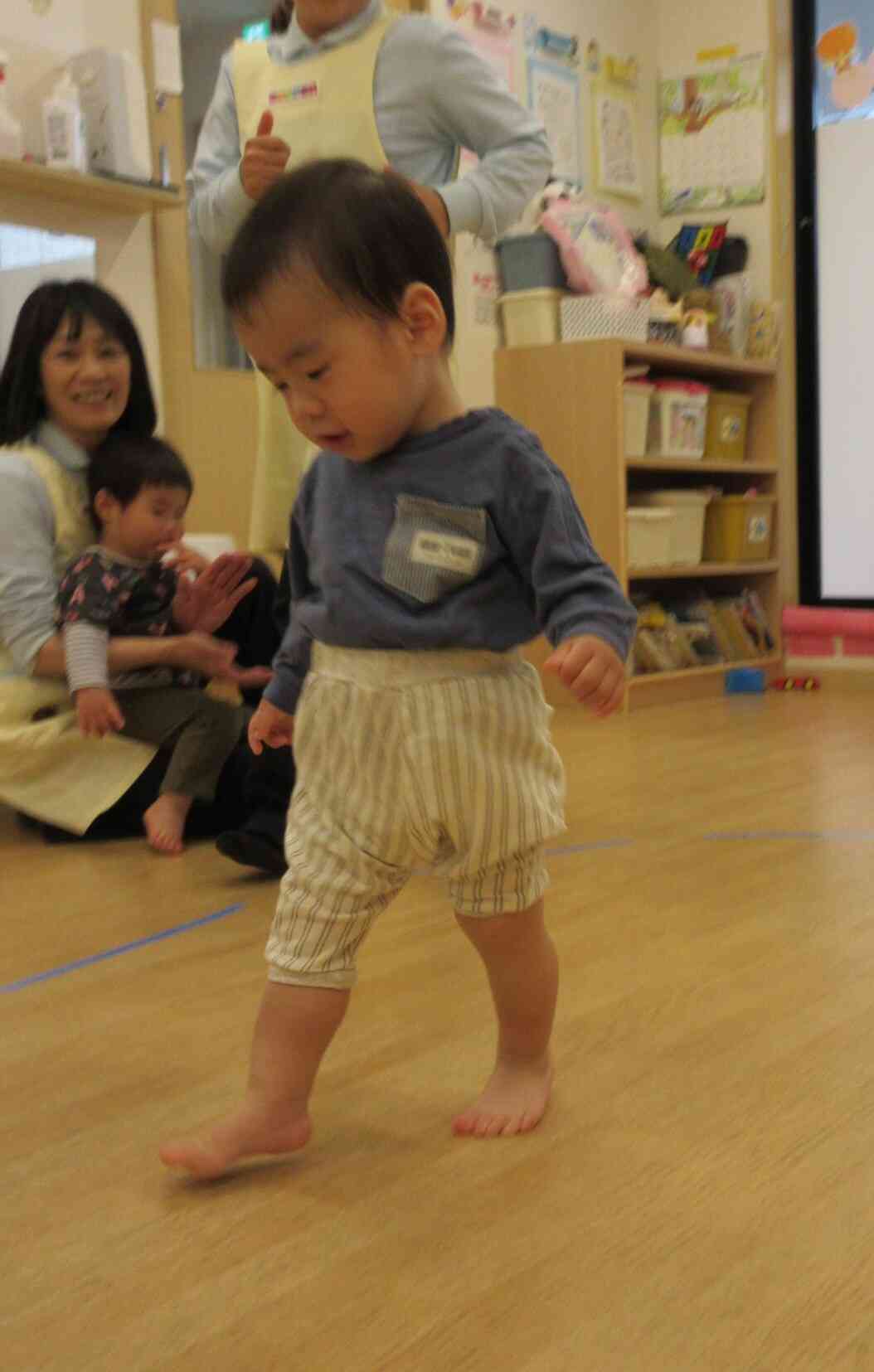 ☆雨の日☆(あひる組・１歳児)