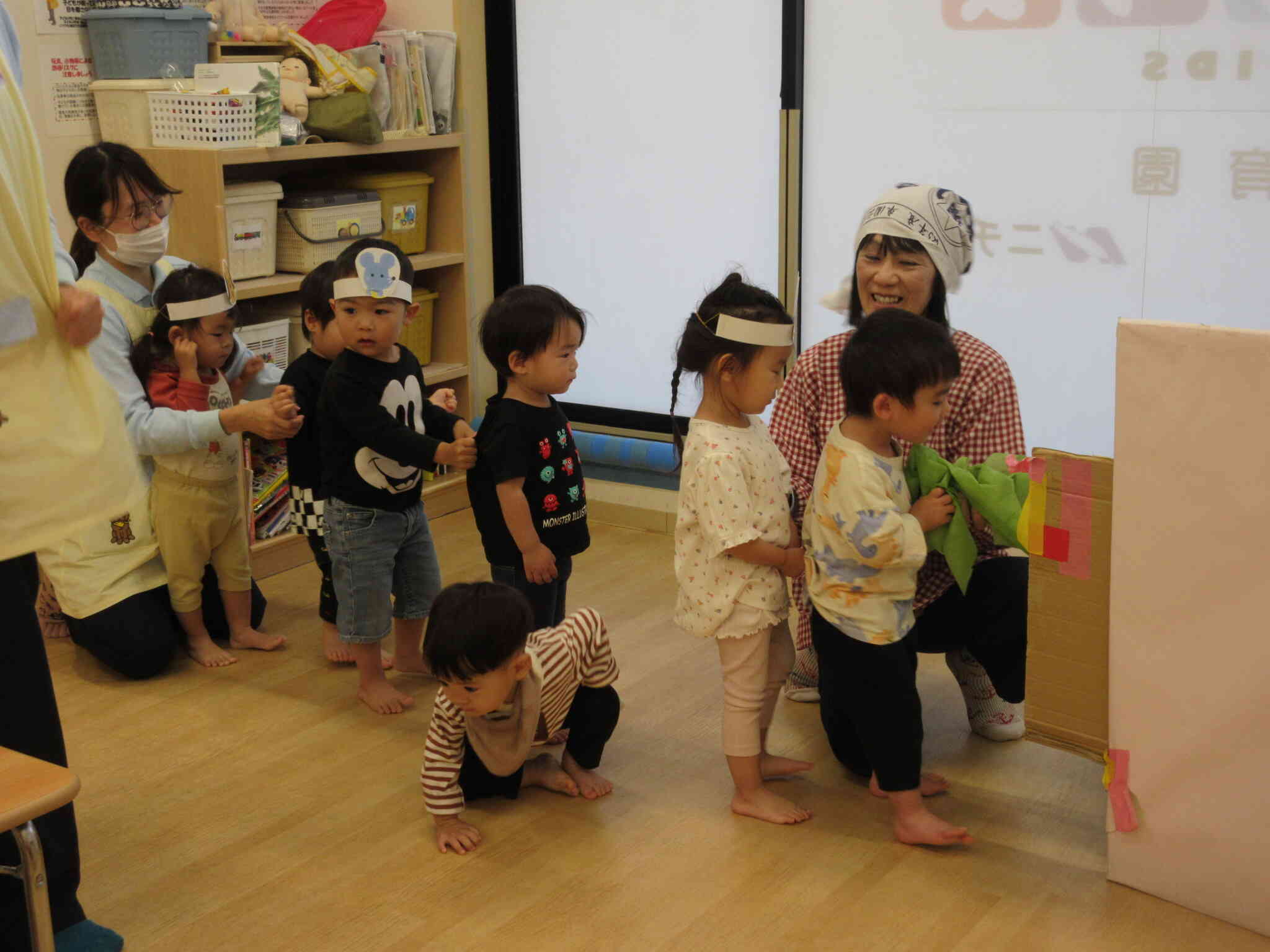 おおきなかぶの劇ごっこをしたよ！