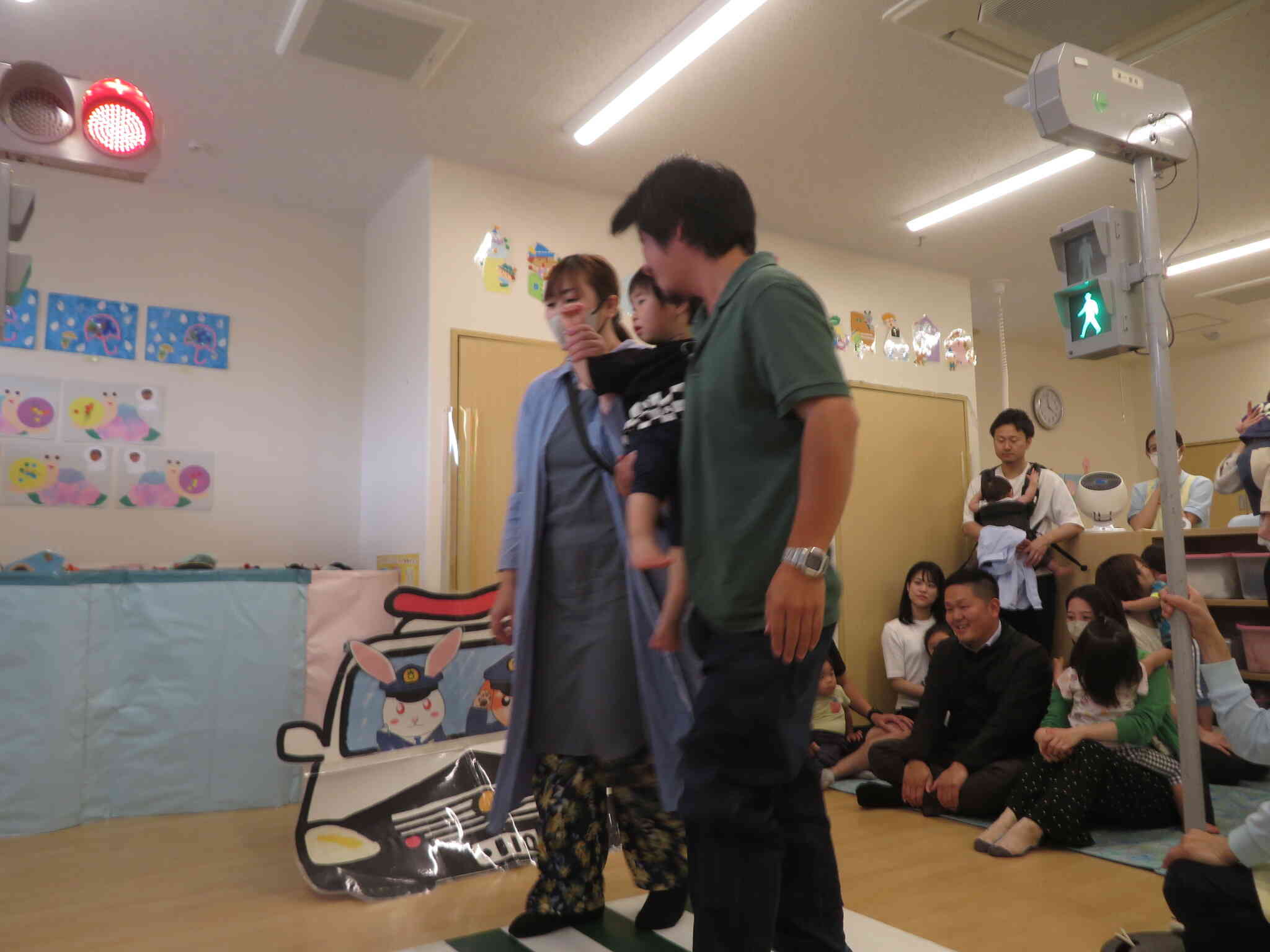 信号の色が言えてすごいね！