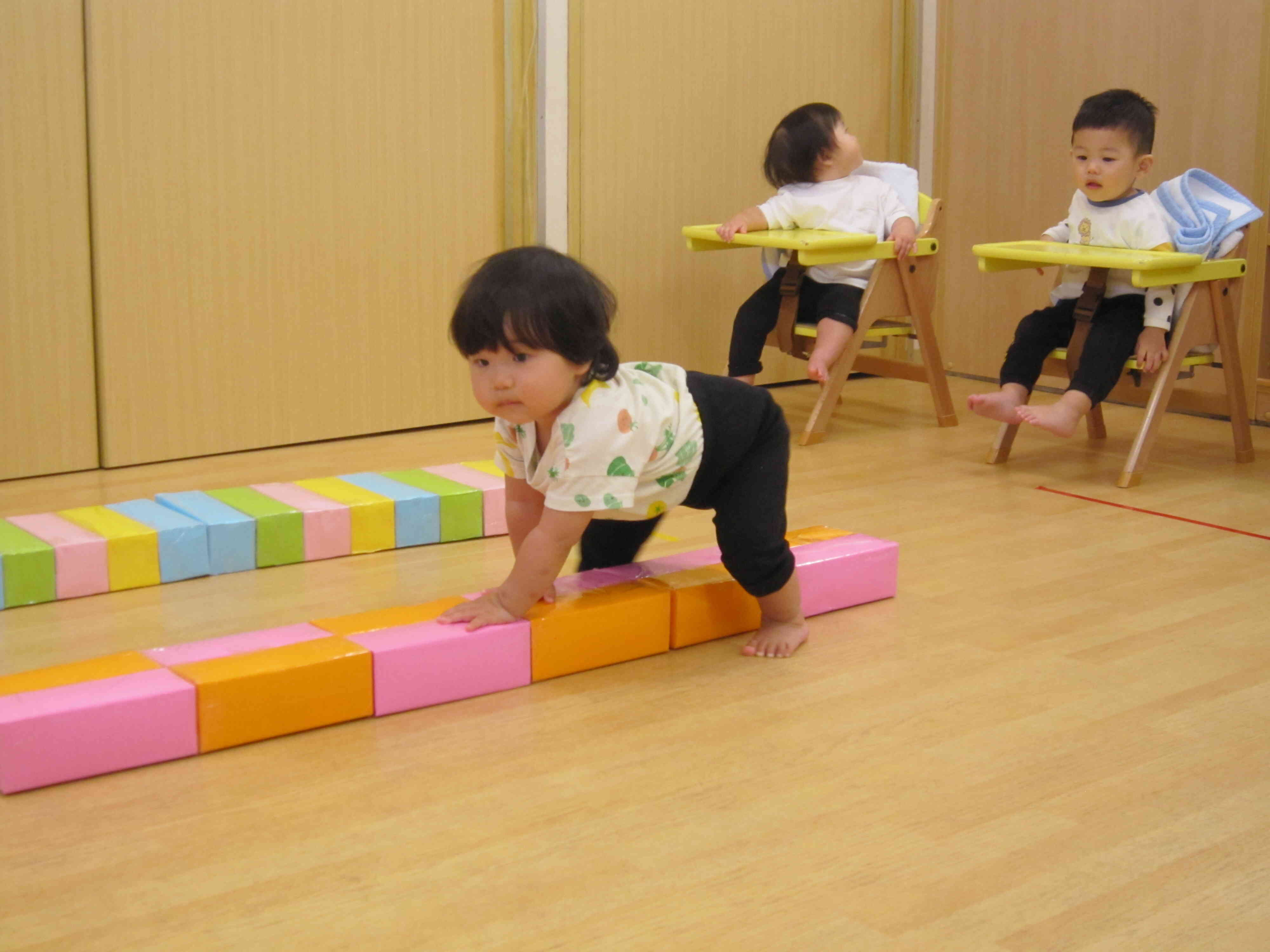 ひよこ組のお友だちも一生懸命頑張りました！