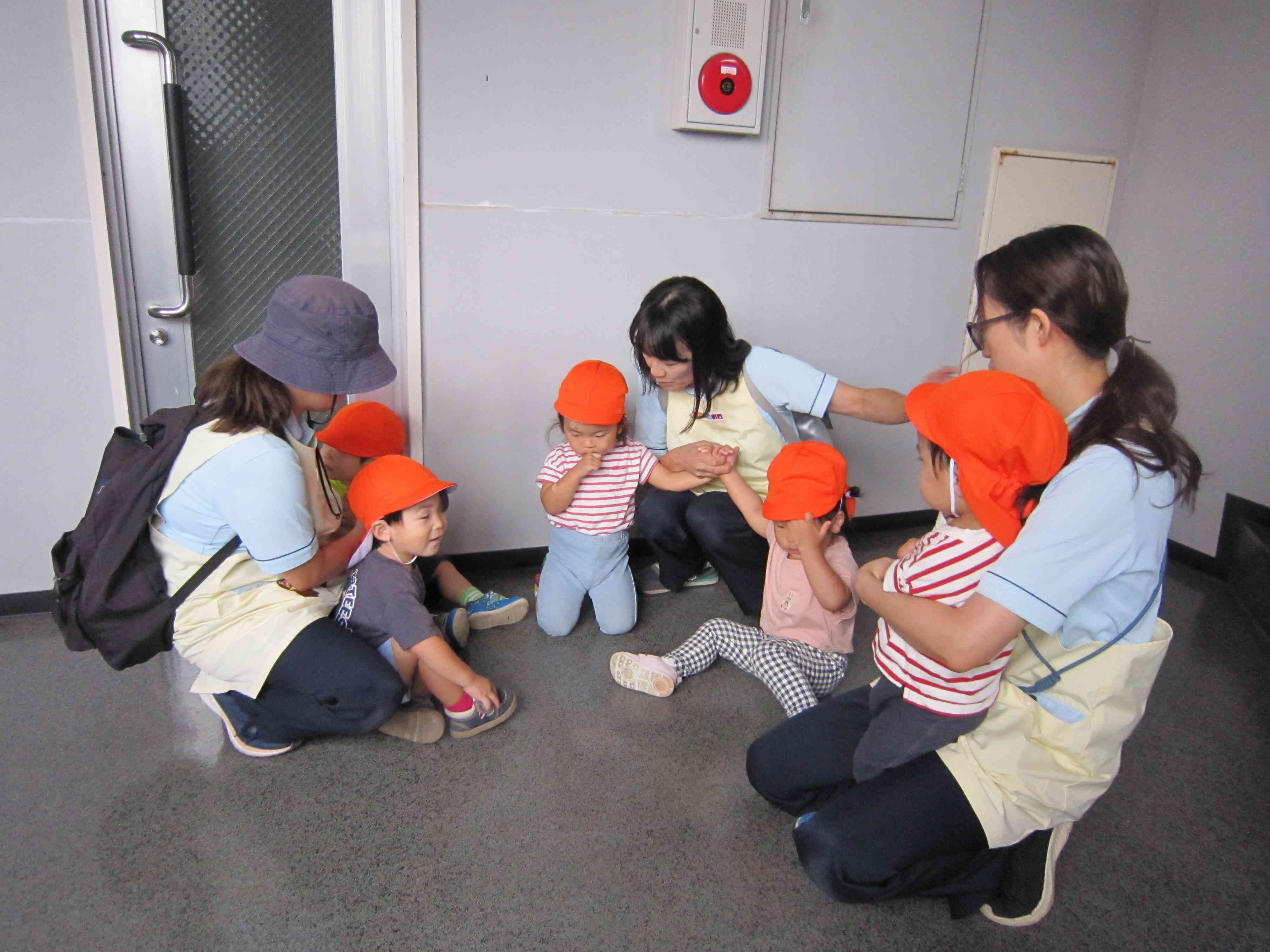 静かに落ち着いて避難できました！