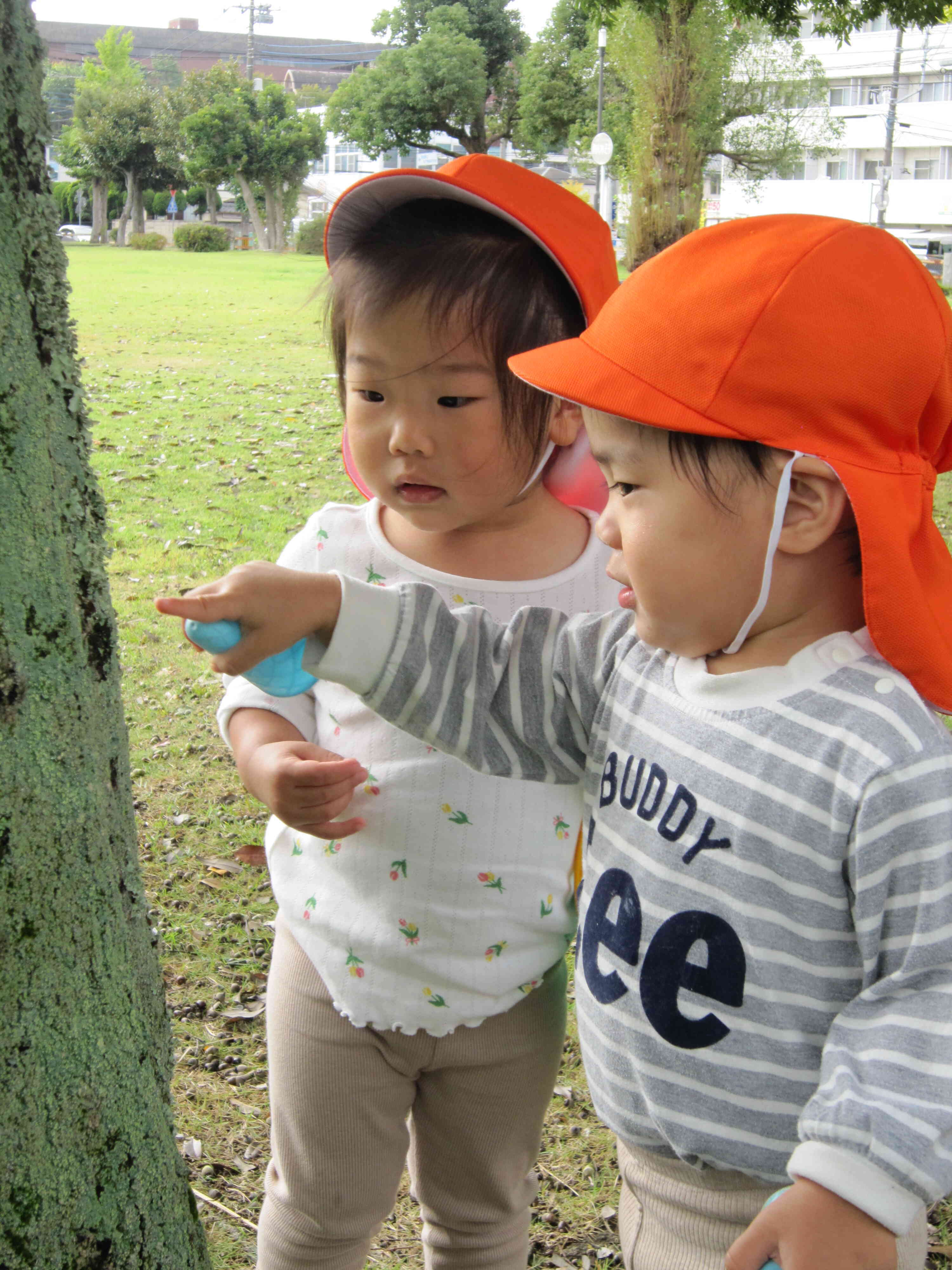 おもいっきり外遊び！（あひる組・1歳児)｜ニチイキッズ水戸保育園