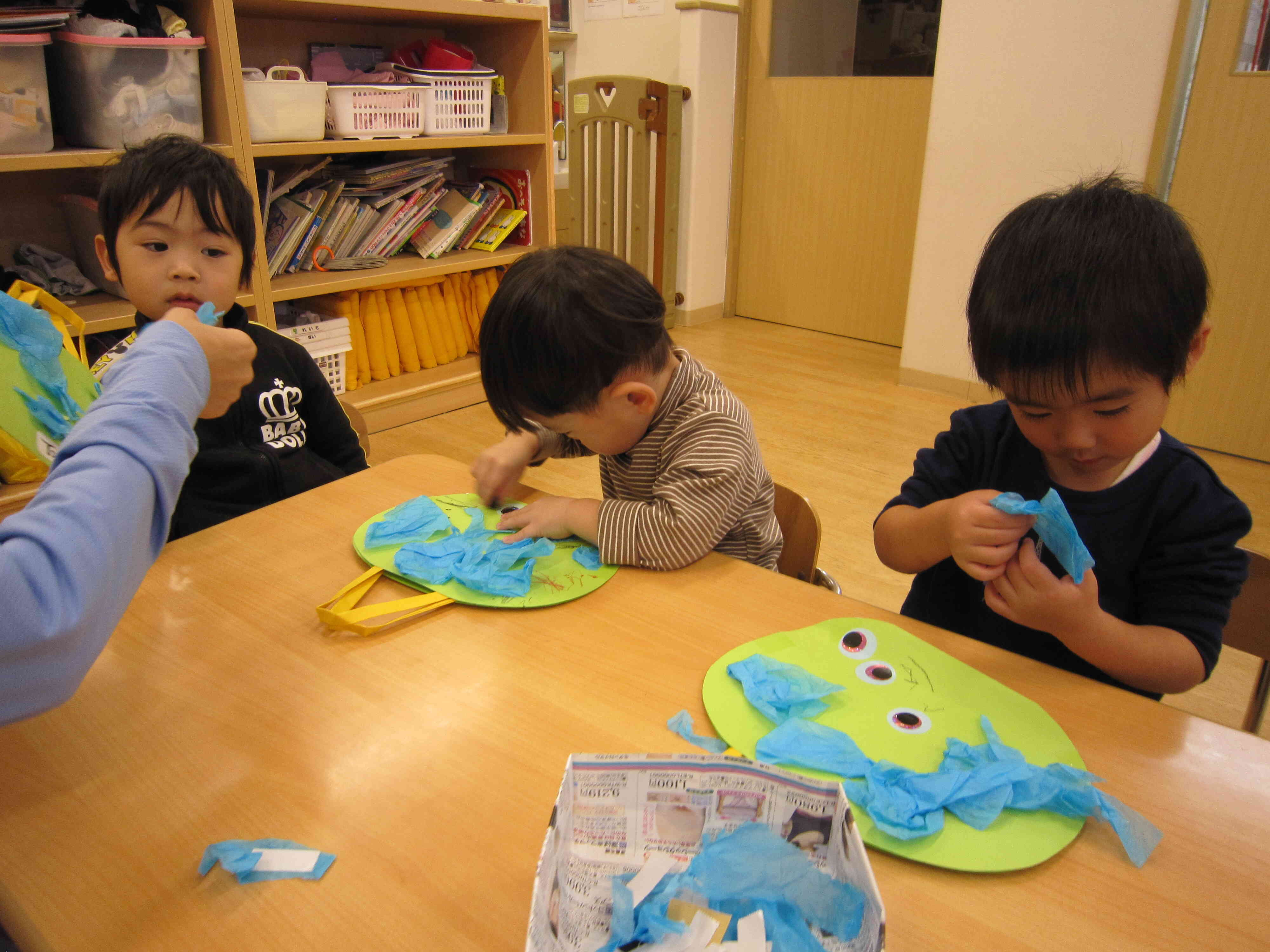 うさぎ組は、３つ目モンスターのバックだよ！