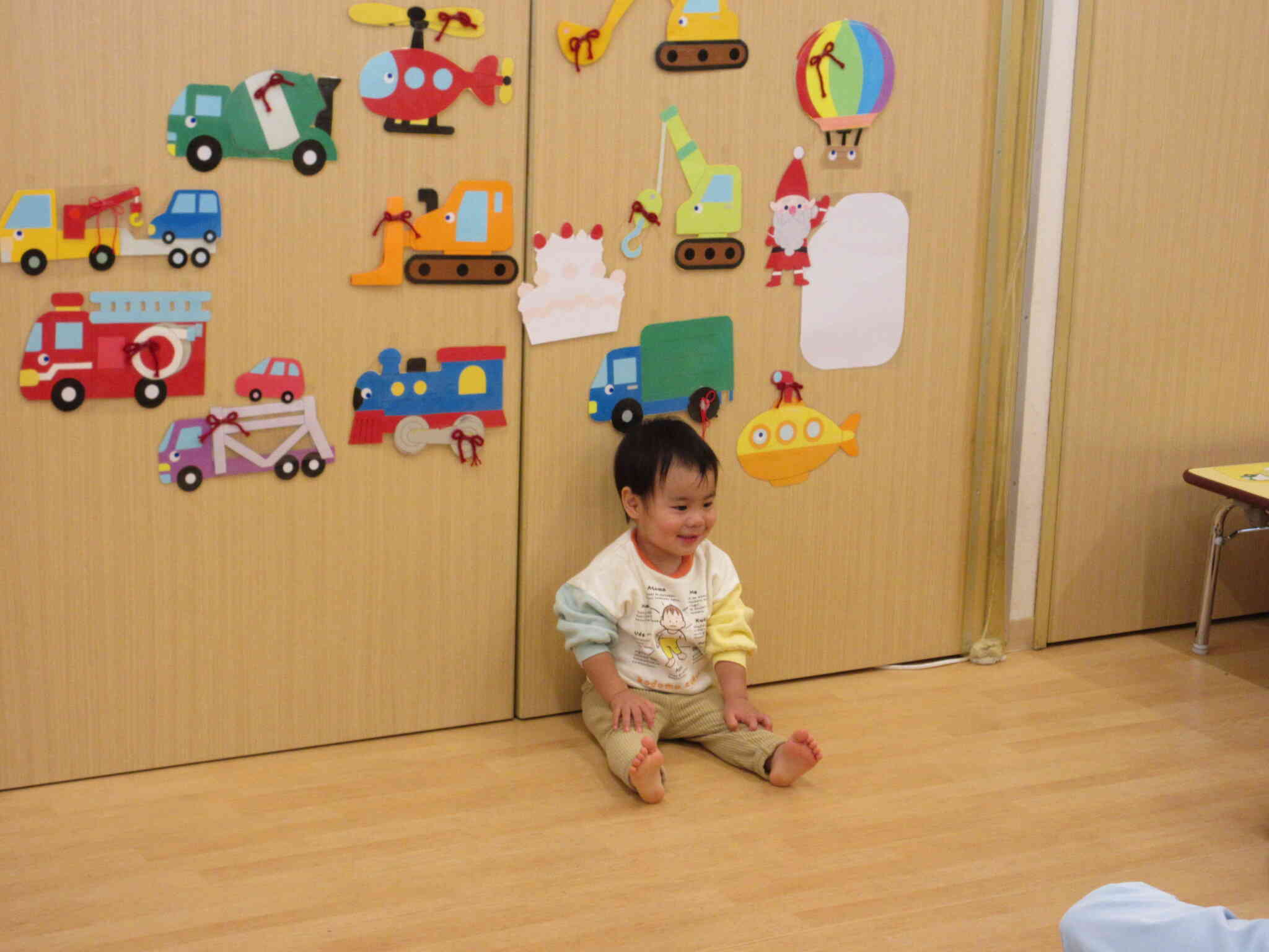 「はたらくくるま」のパネルシアターでお祝いしました♬