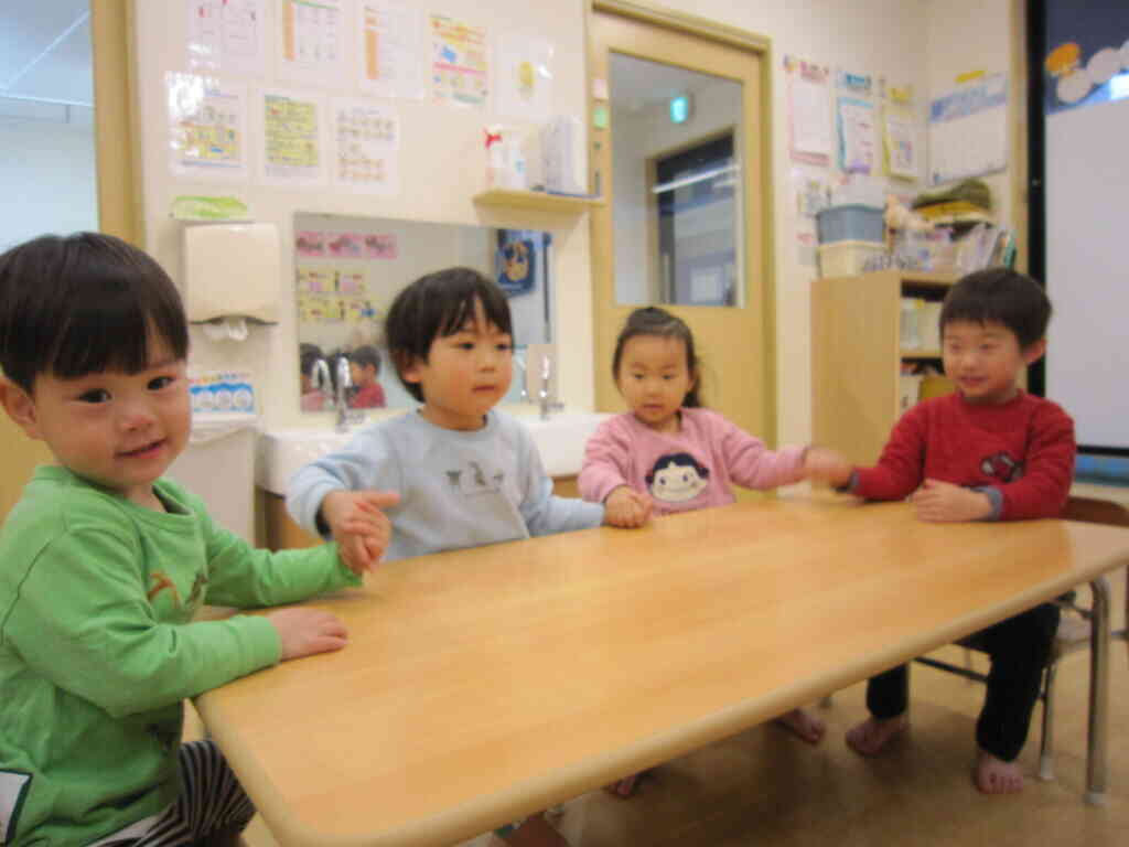 今週のうさぎ組（2歳児）