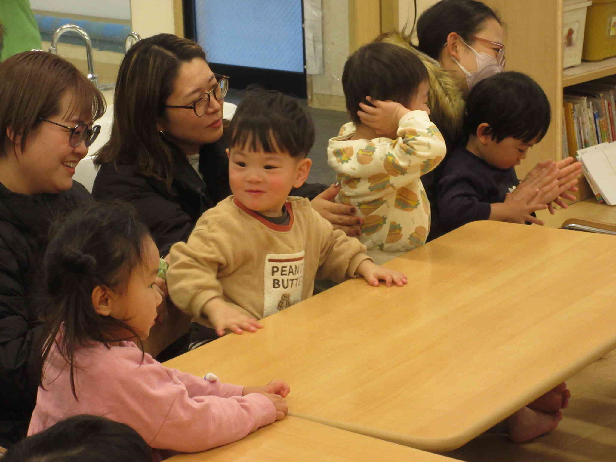 楽しいゲームに親子で参加したよ！