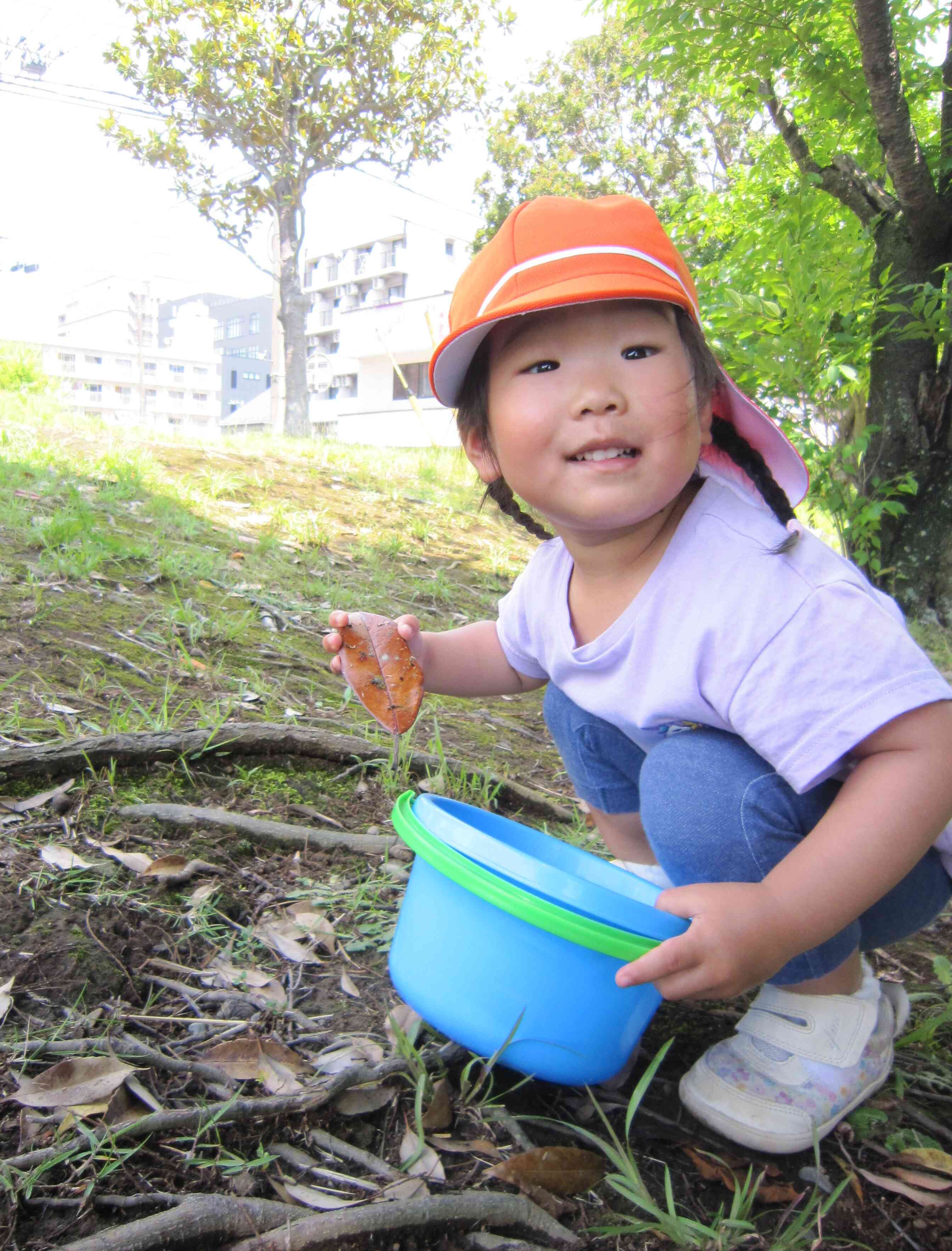 おもいっきり戸外遊び③2歳児うさぎ組
