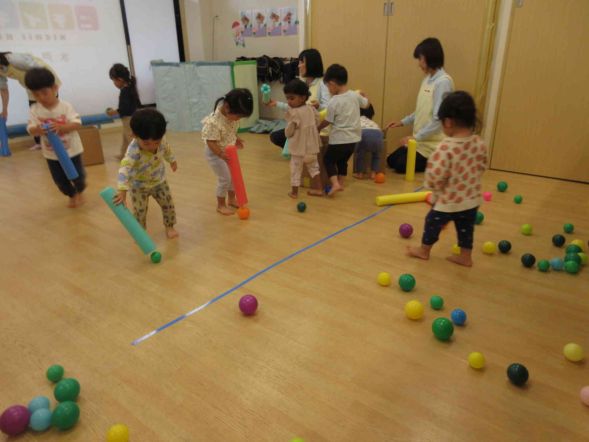 雨の降る日もおもいっきり遊びます！