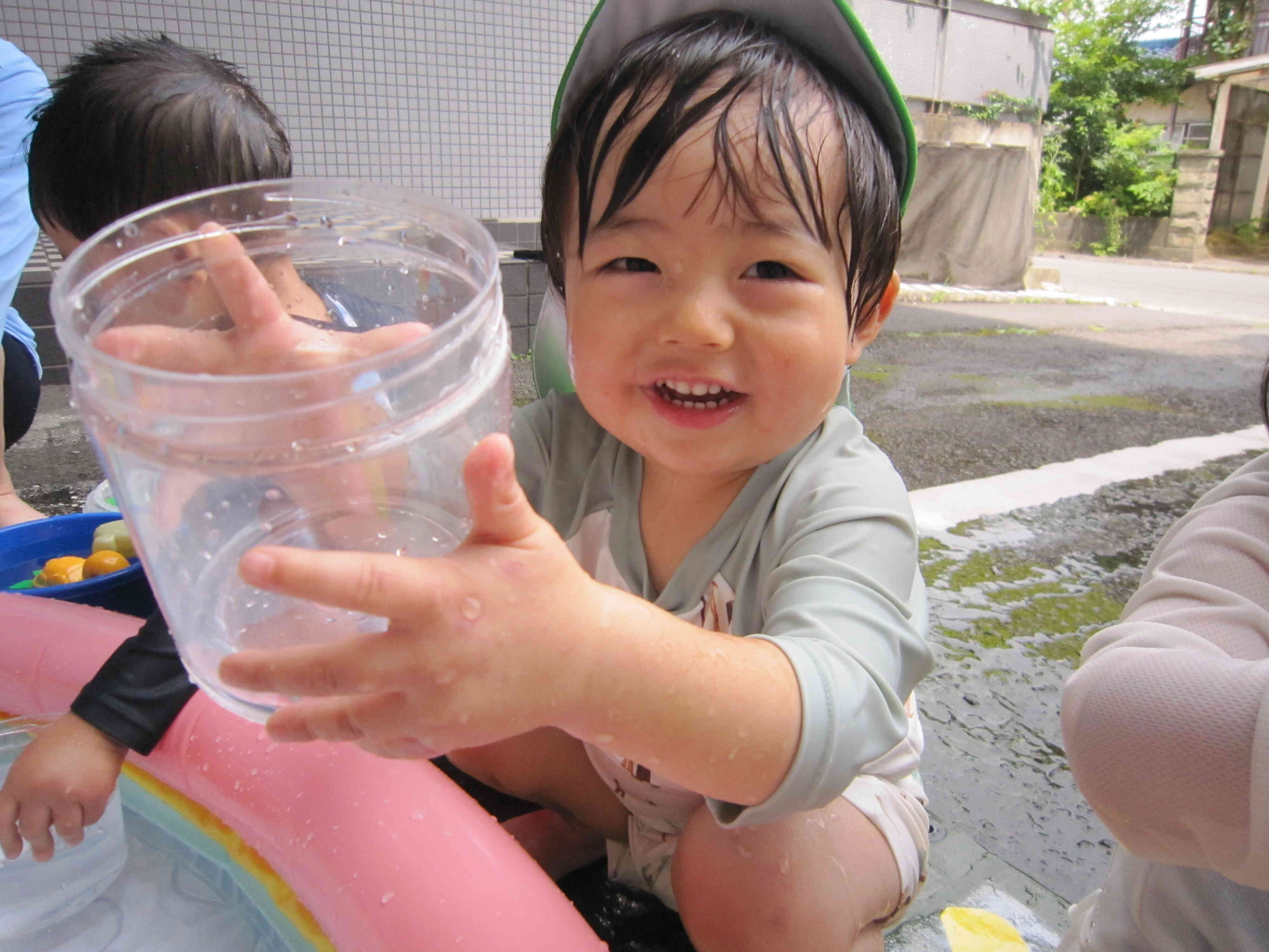 水遊びの様子