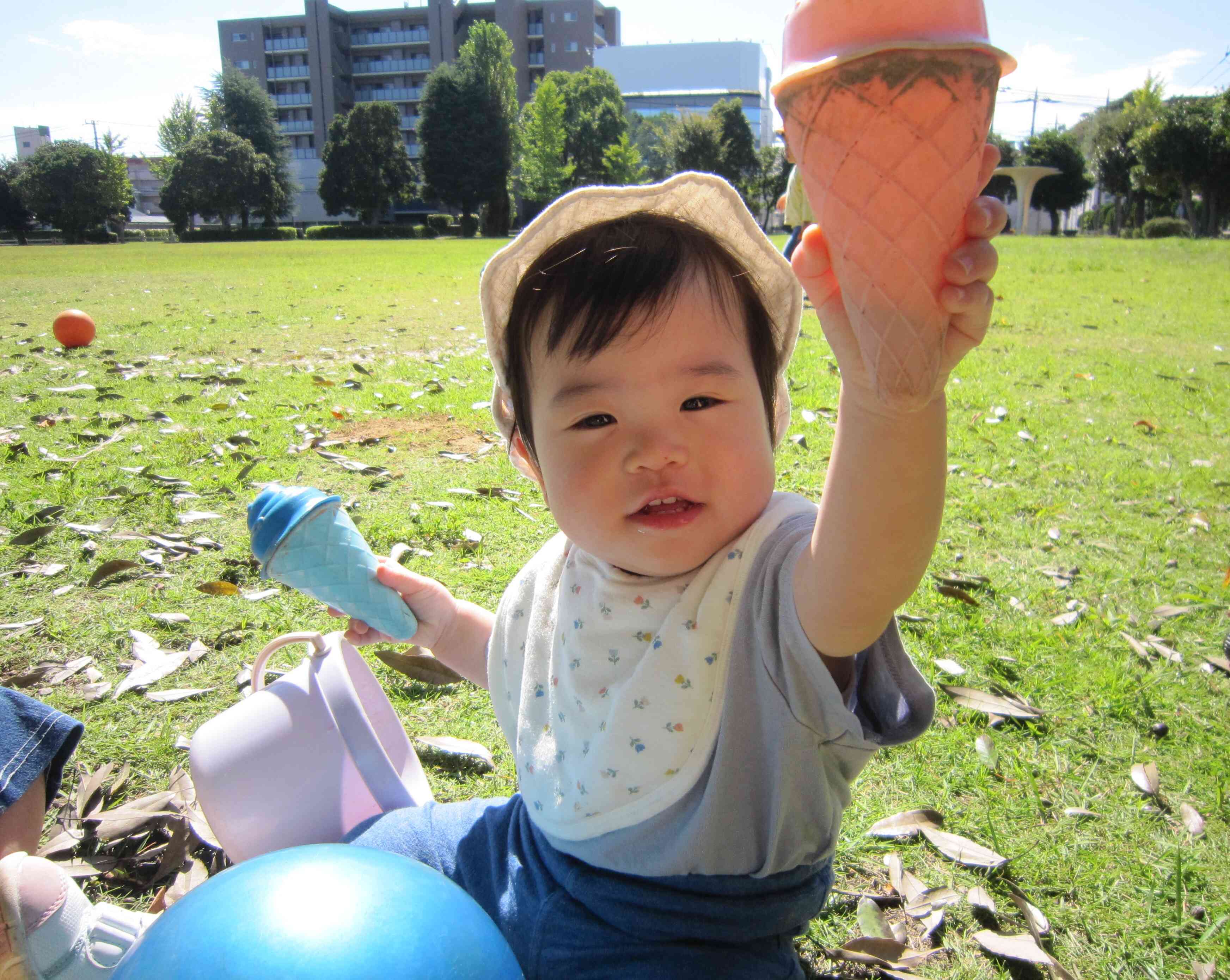 ひよこ組の先週・今週の外遊びの様子