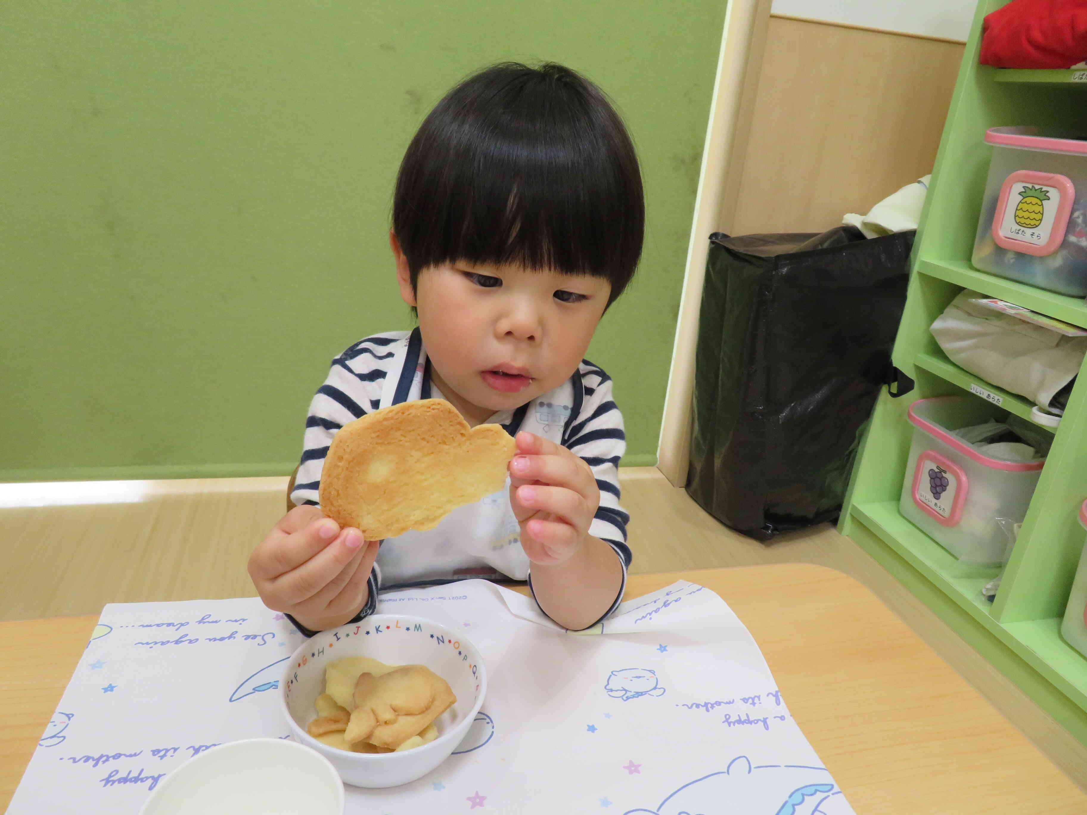 大きいクッキー、おいしいよ～