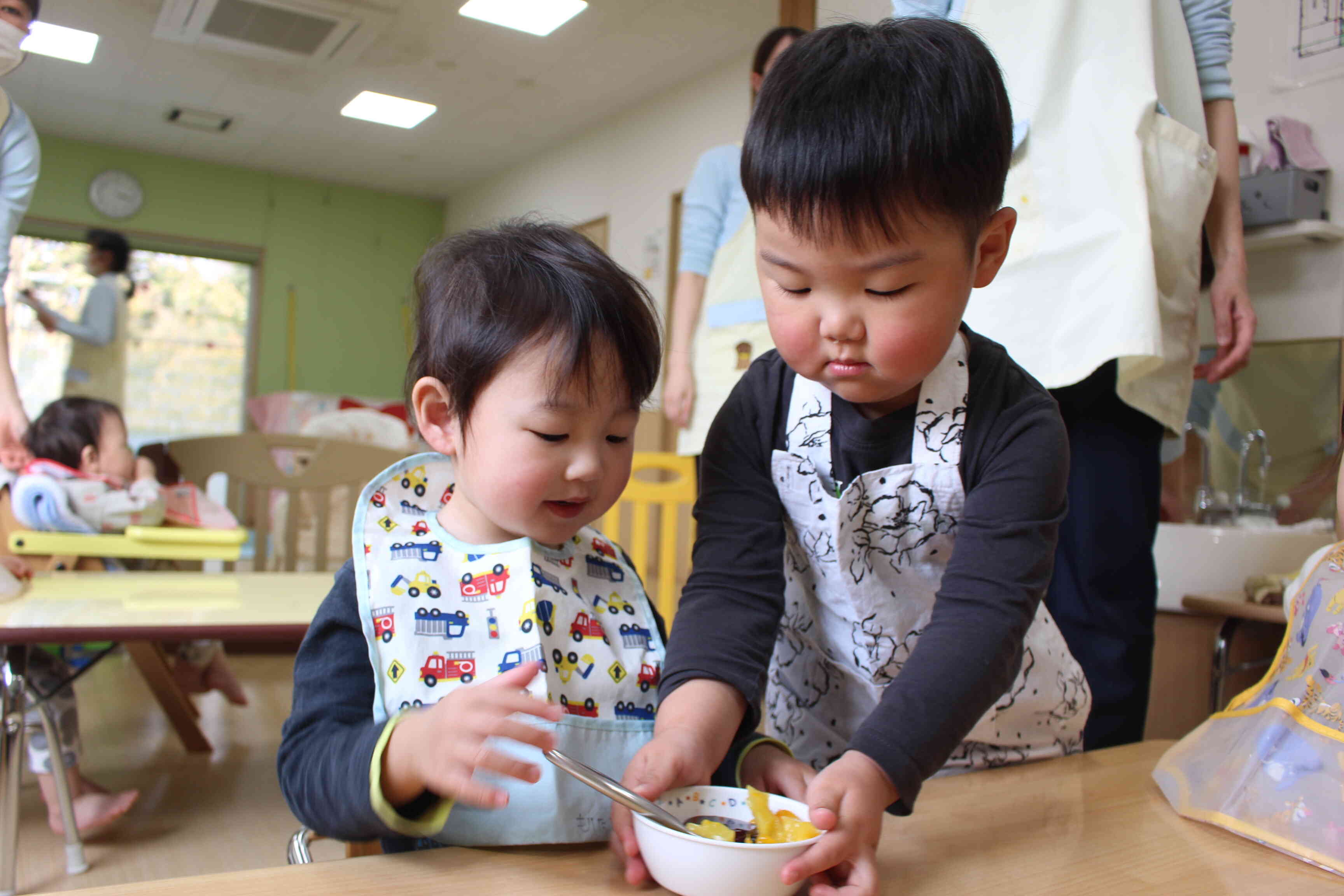 食育　3月にお別れクッキングをしました