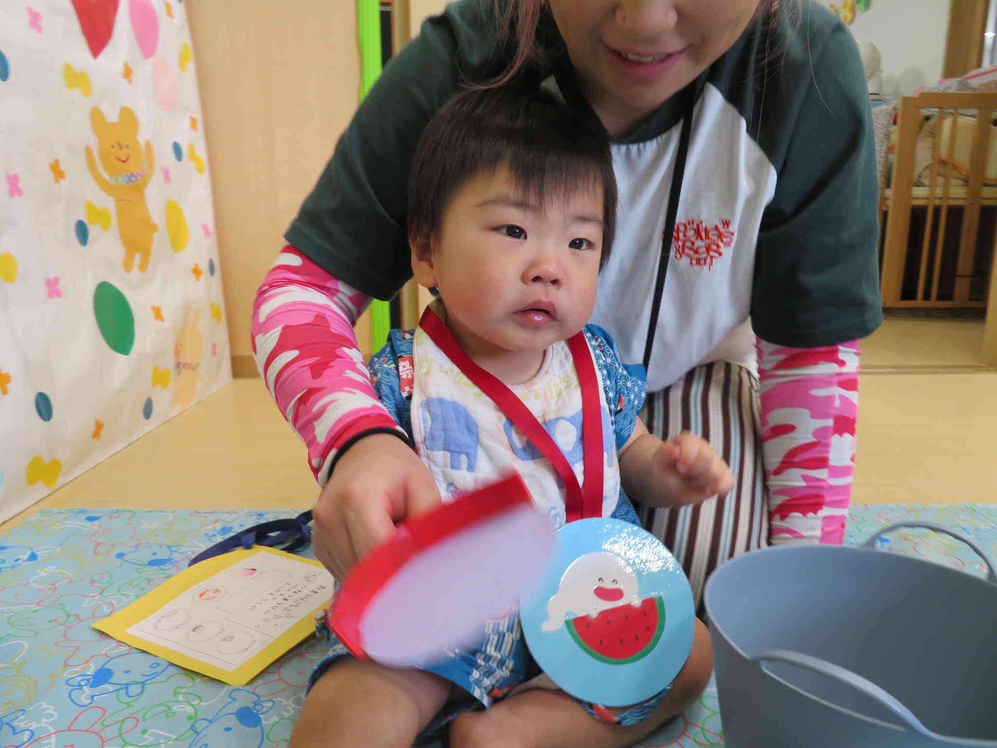 ママと一緒にすくうぞ~！