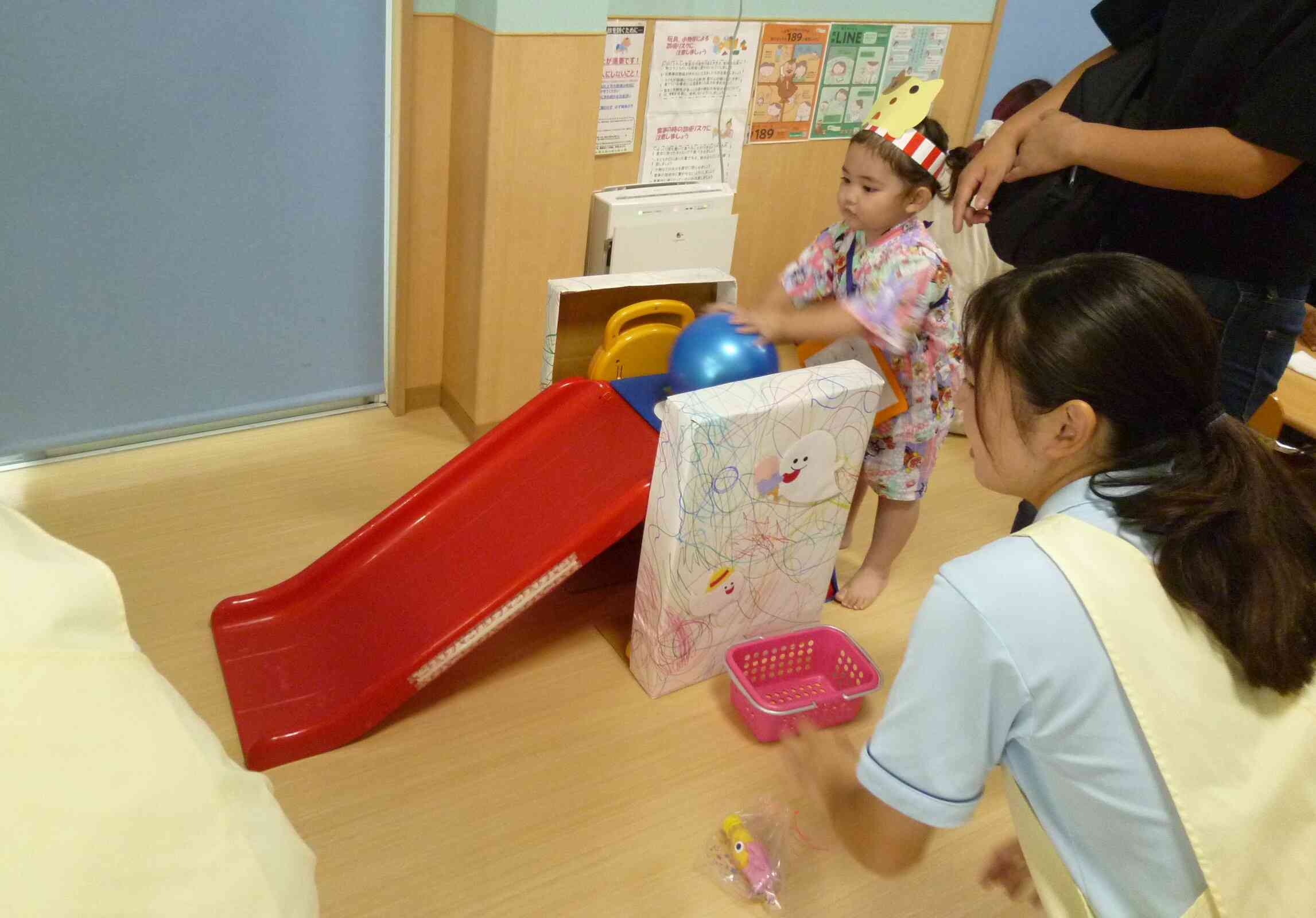 せーのー！ 何本倒れるかな？