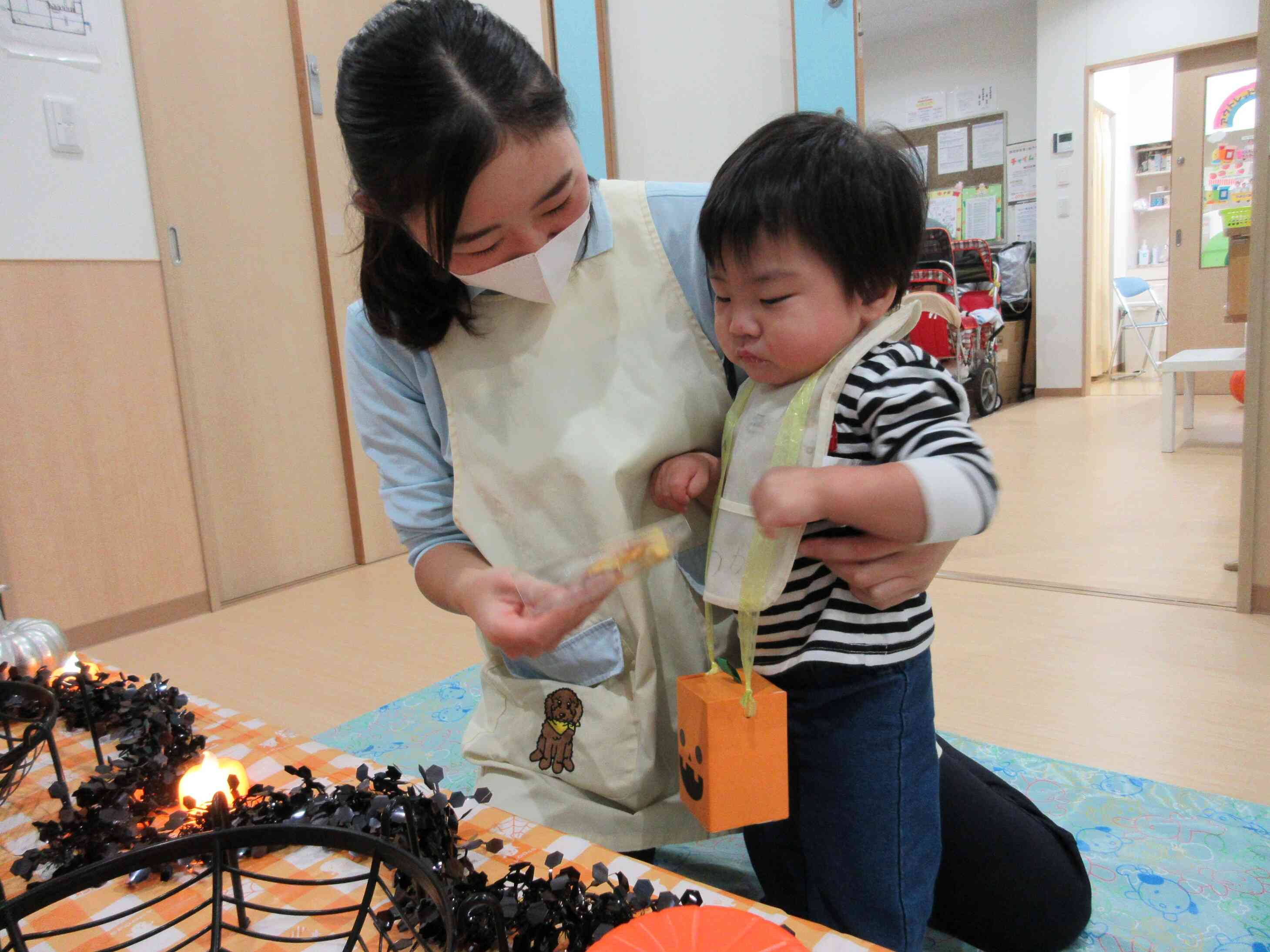 クッキーをもらいに行ったよ！