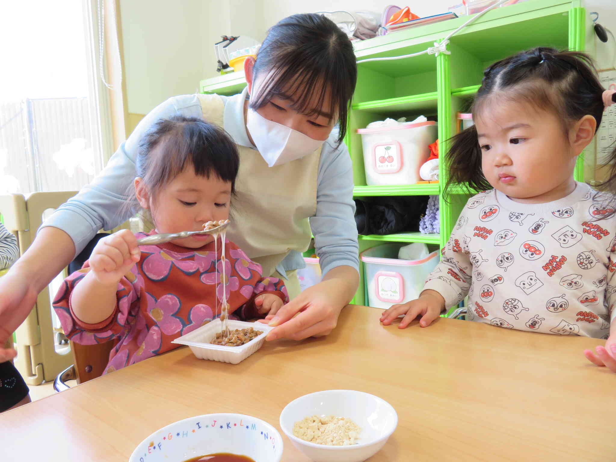 上手に混ぜ混ぜできたね。