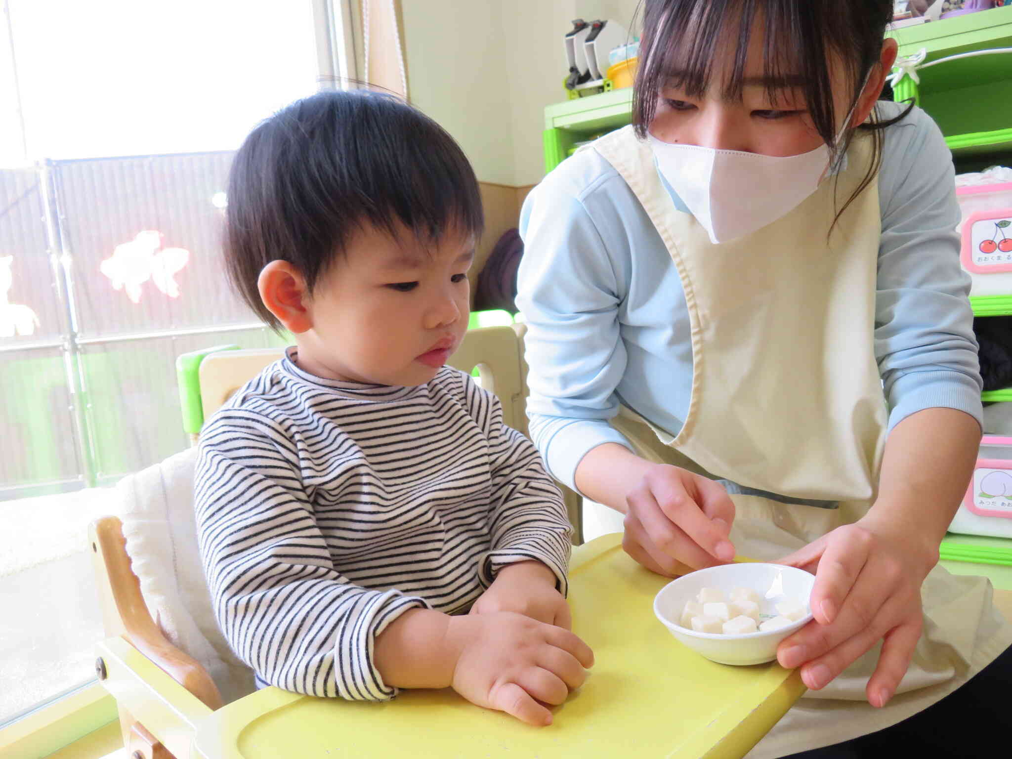 大豆はお豆腐になるよ