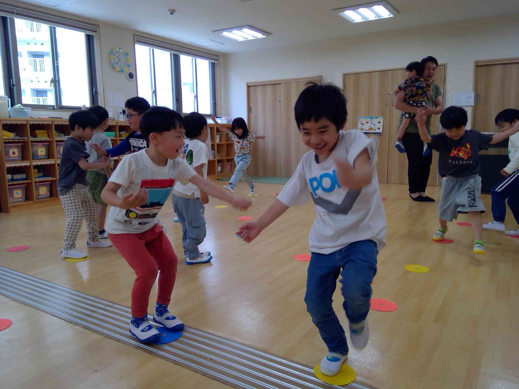 ピザから落ちちゃう～