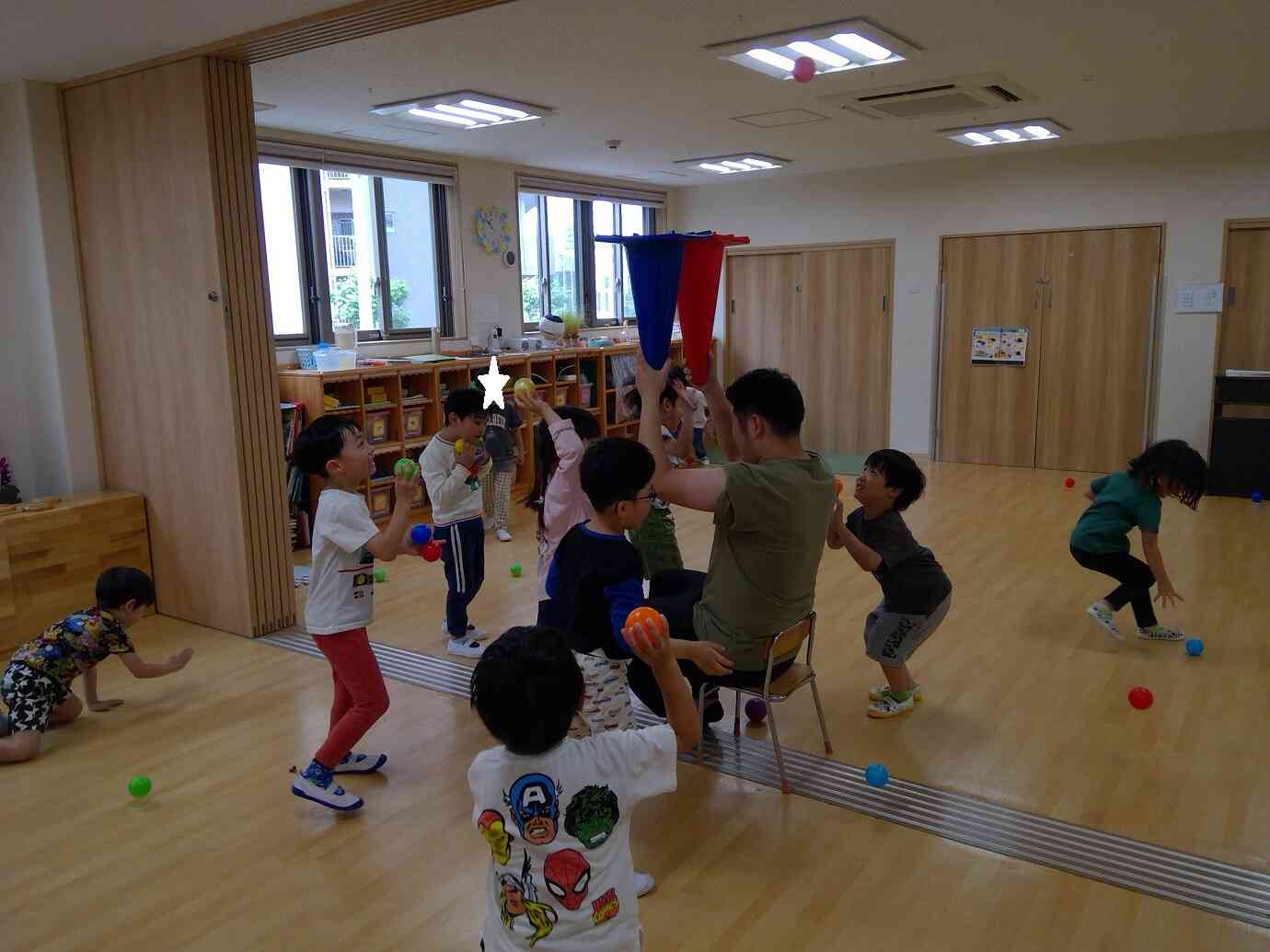 体操をしました(5歳児）