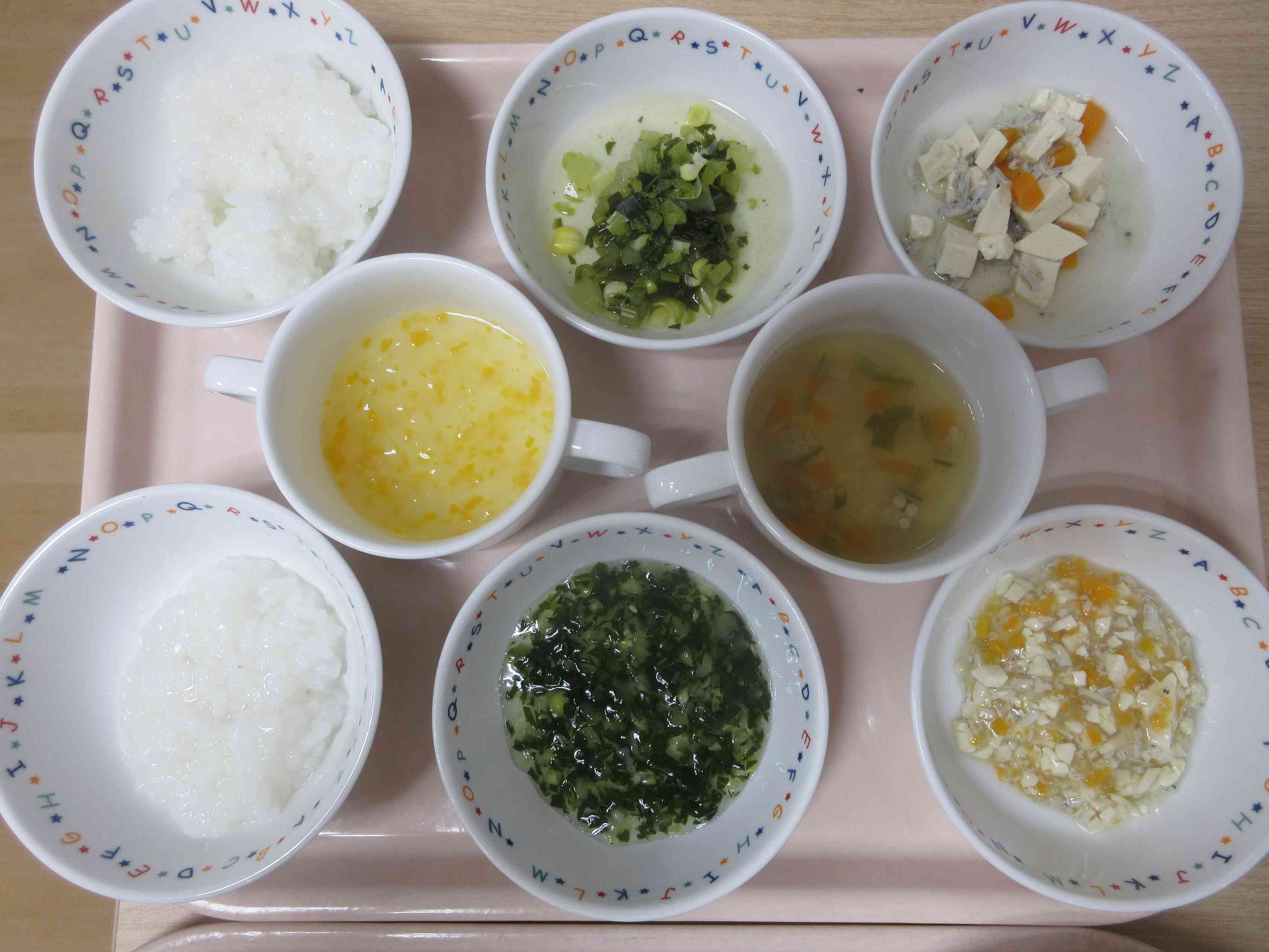 ☆7月17日（木）の離乳食献立☆