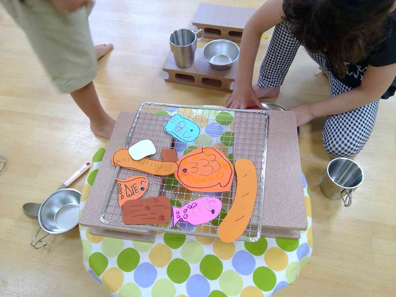 釣れた魚でバーベキュー！