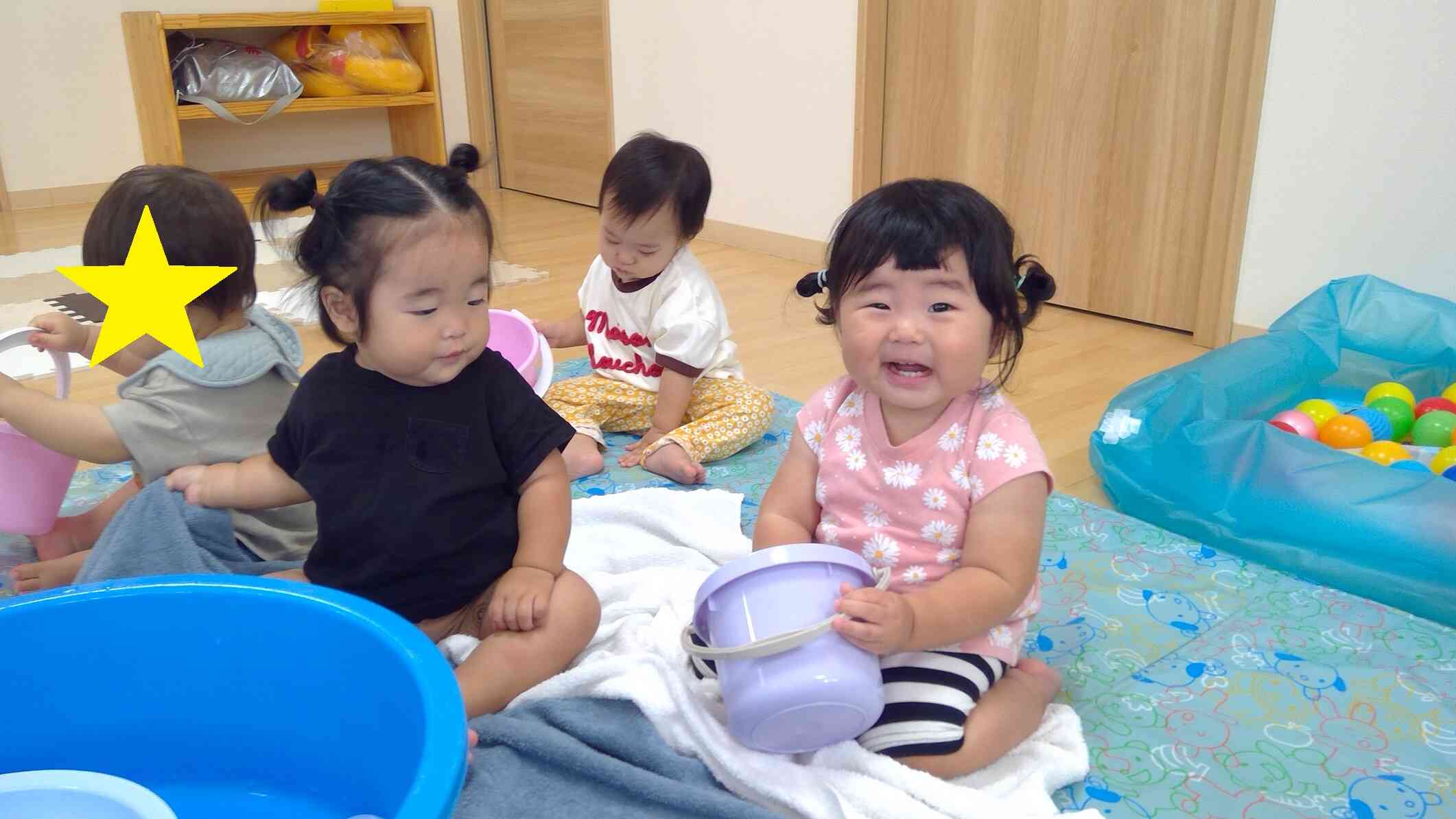 冷たいけど楽しいね！
