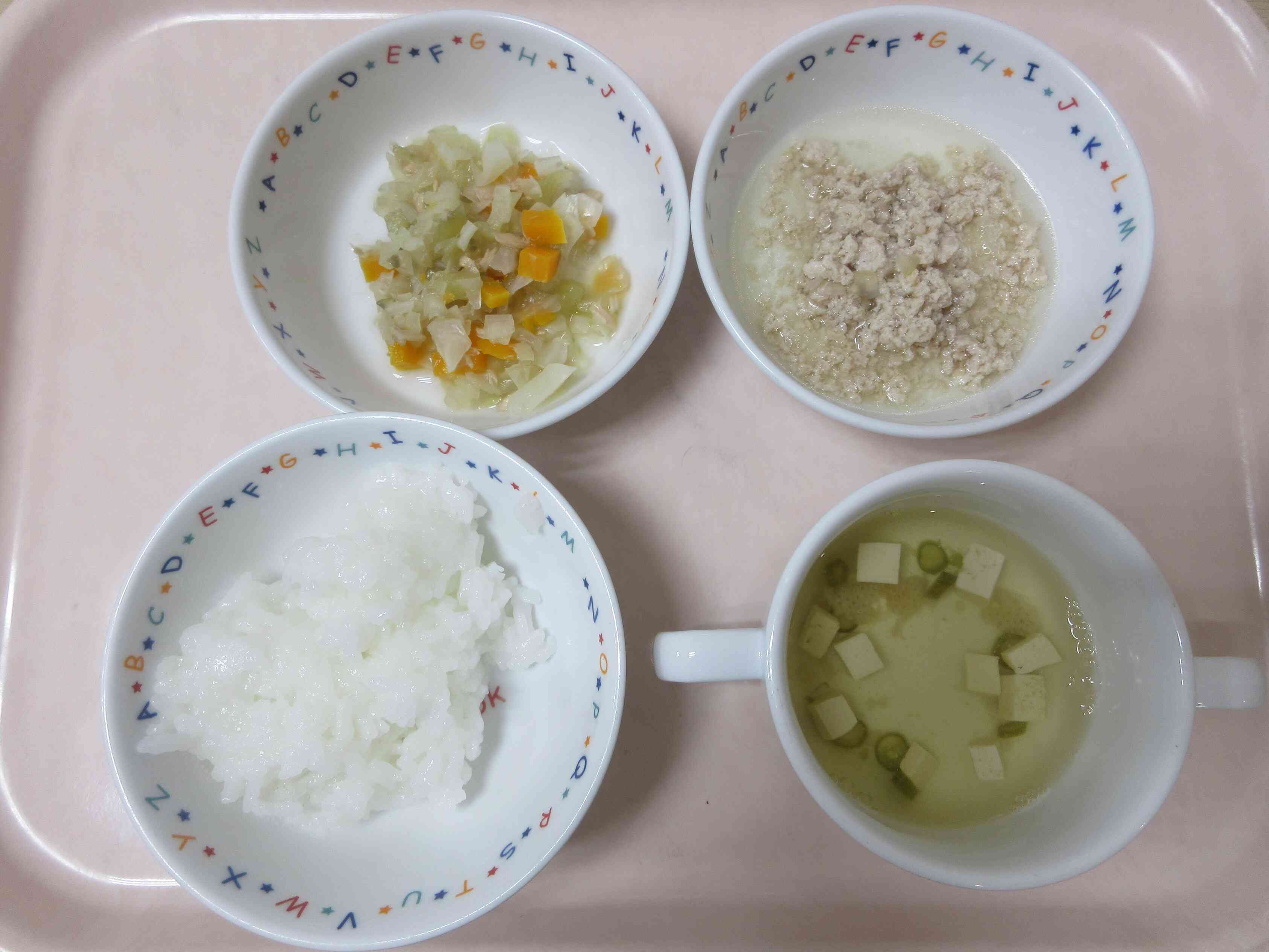 ☆9月2日（火）の離乳食献立☆
