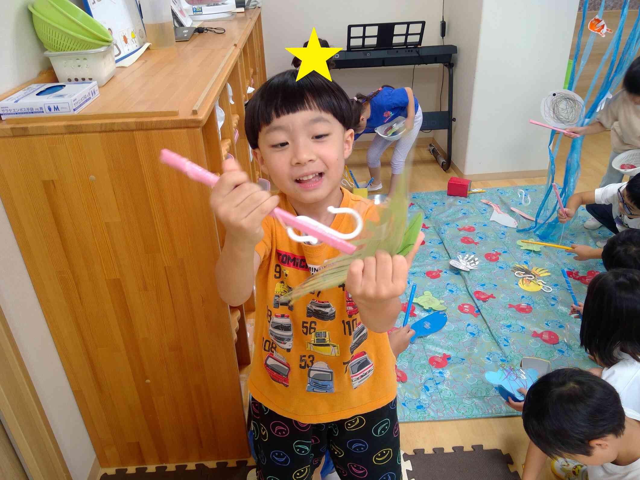 お魚つれたよ！