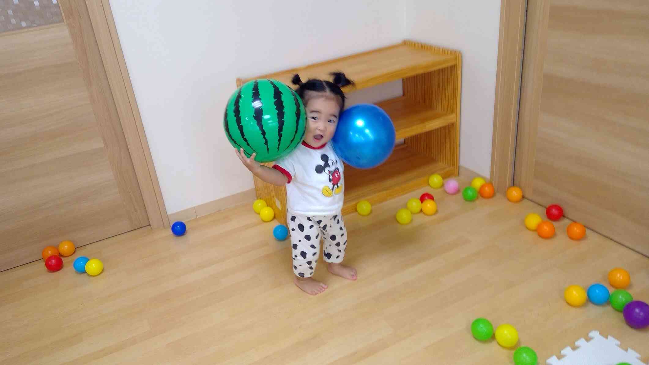 ボール2個ゲット!