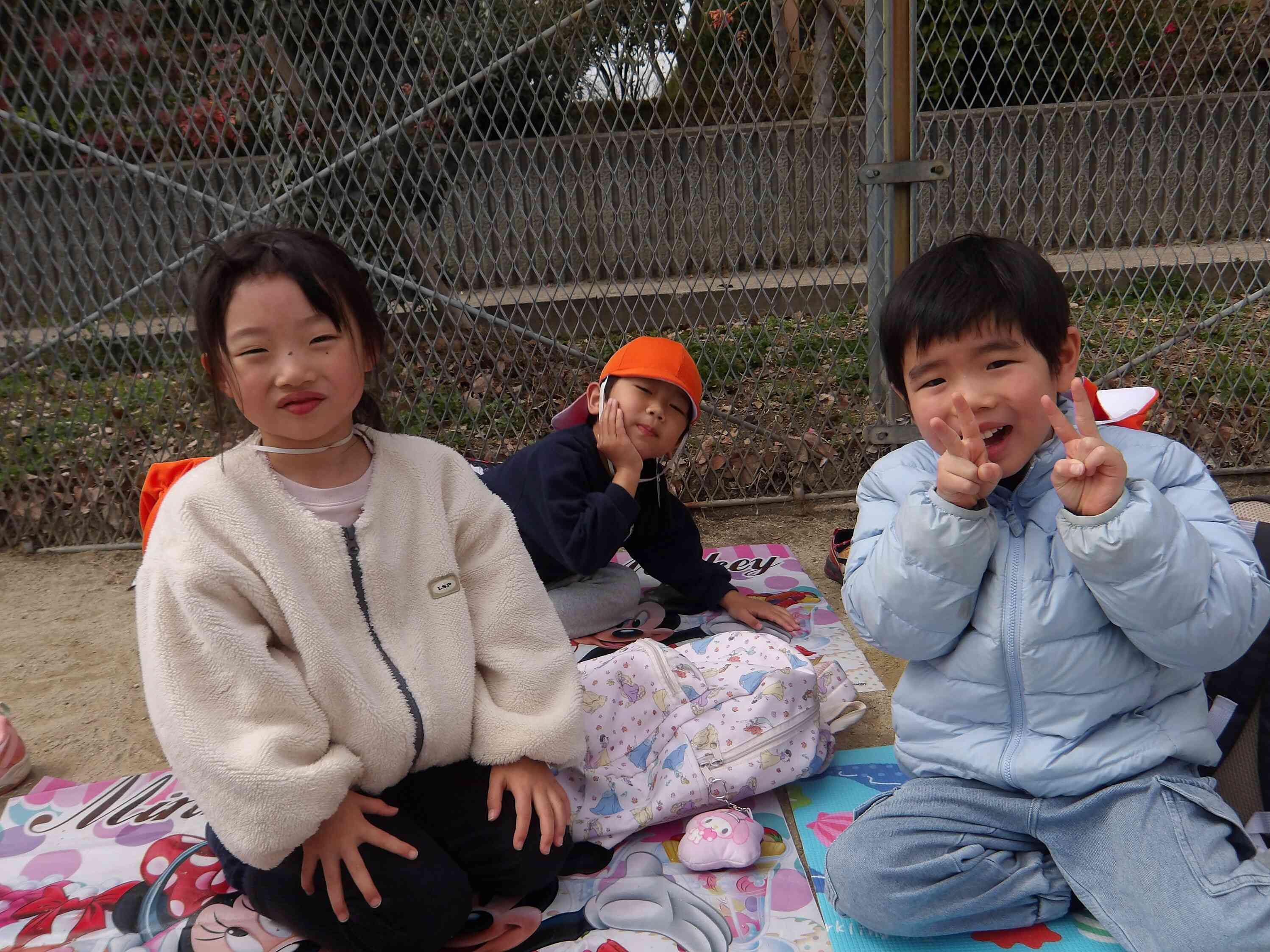お外で食べられるの嬉しいね！