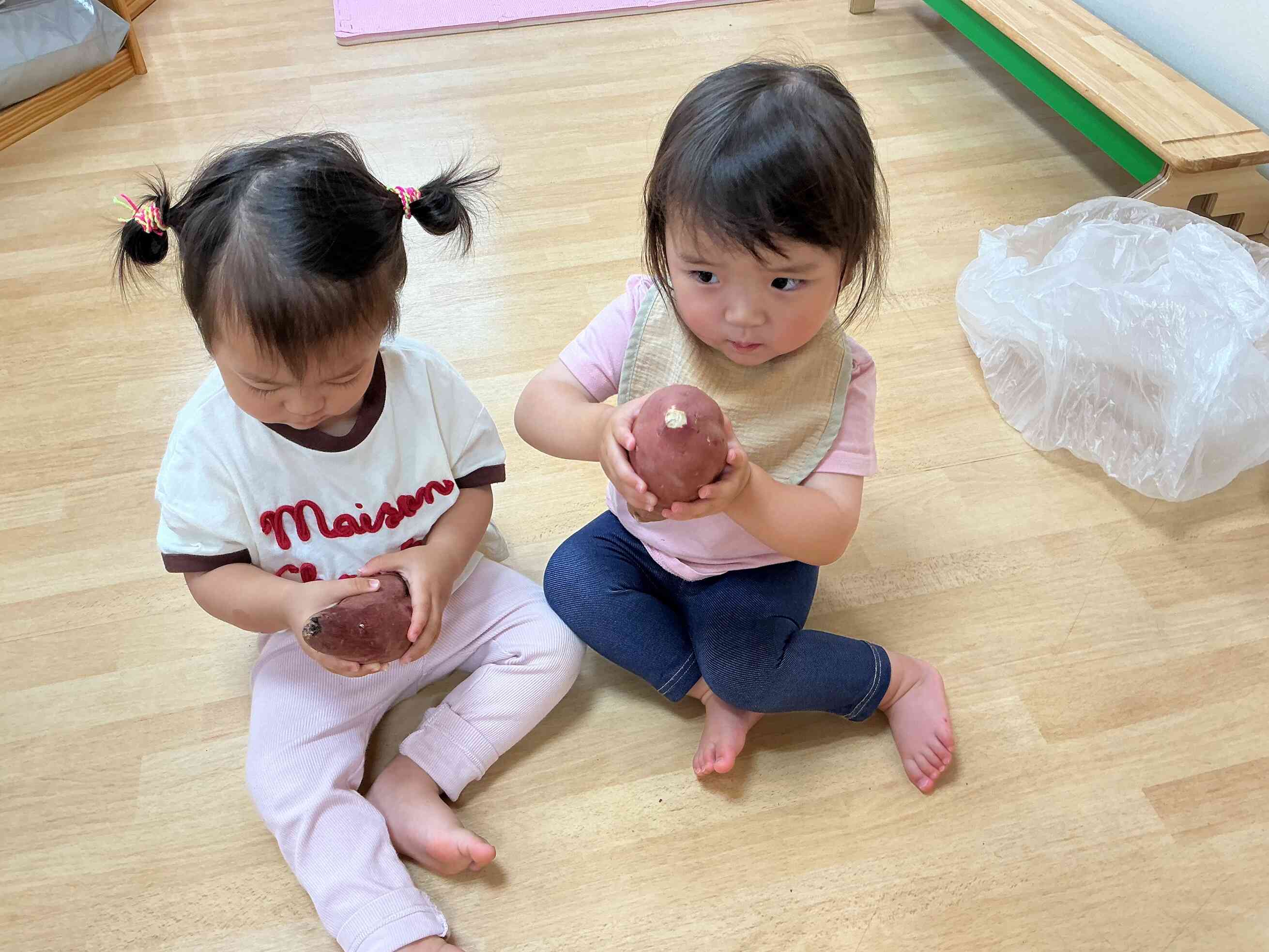 さつまいもは大きいね