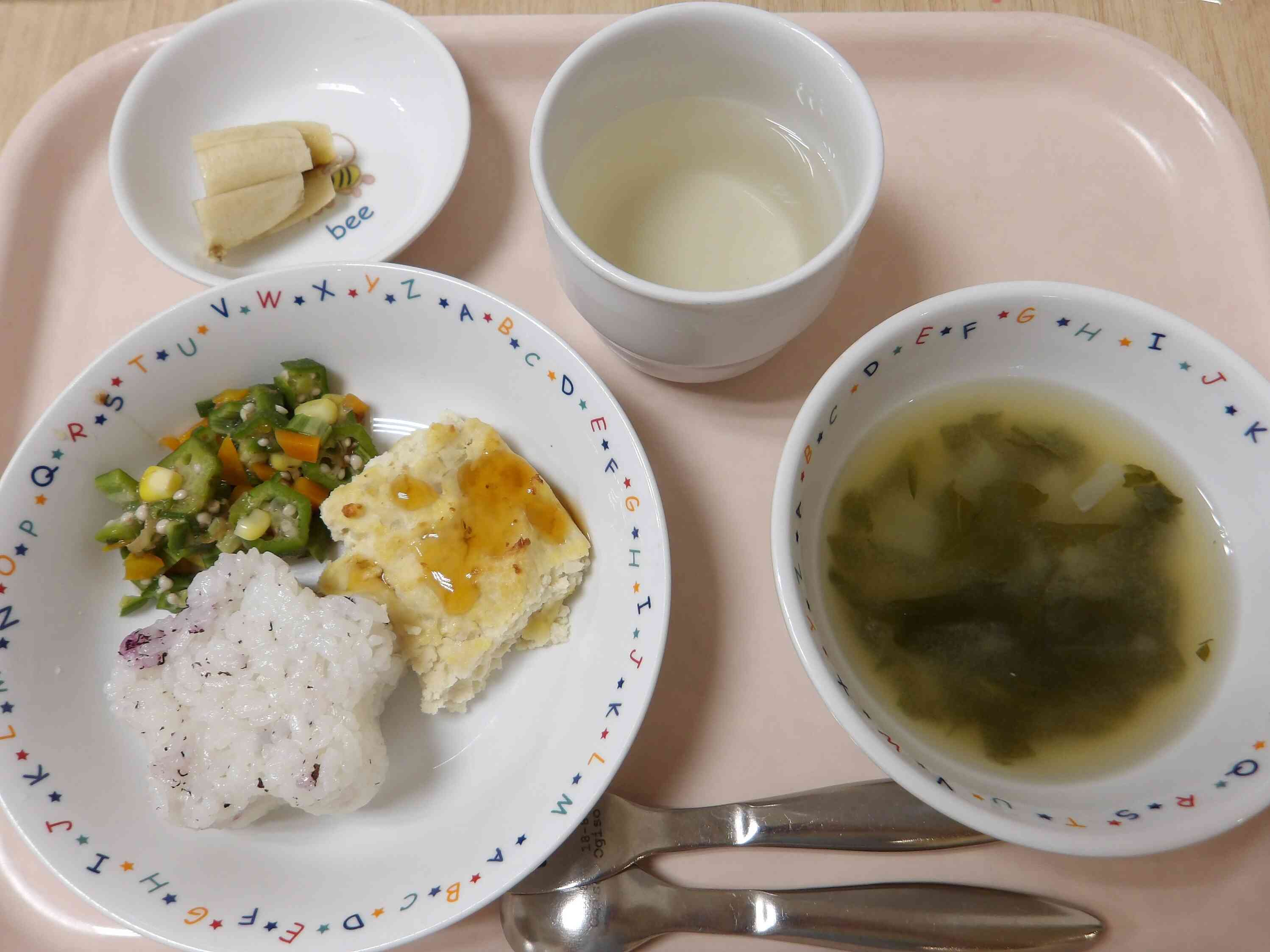 ☆8月24日（月）幼児食献立☆
