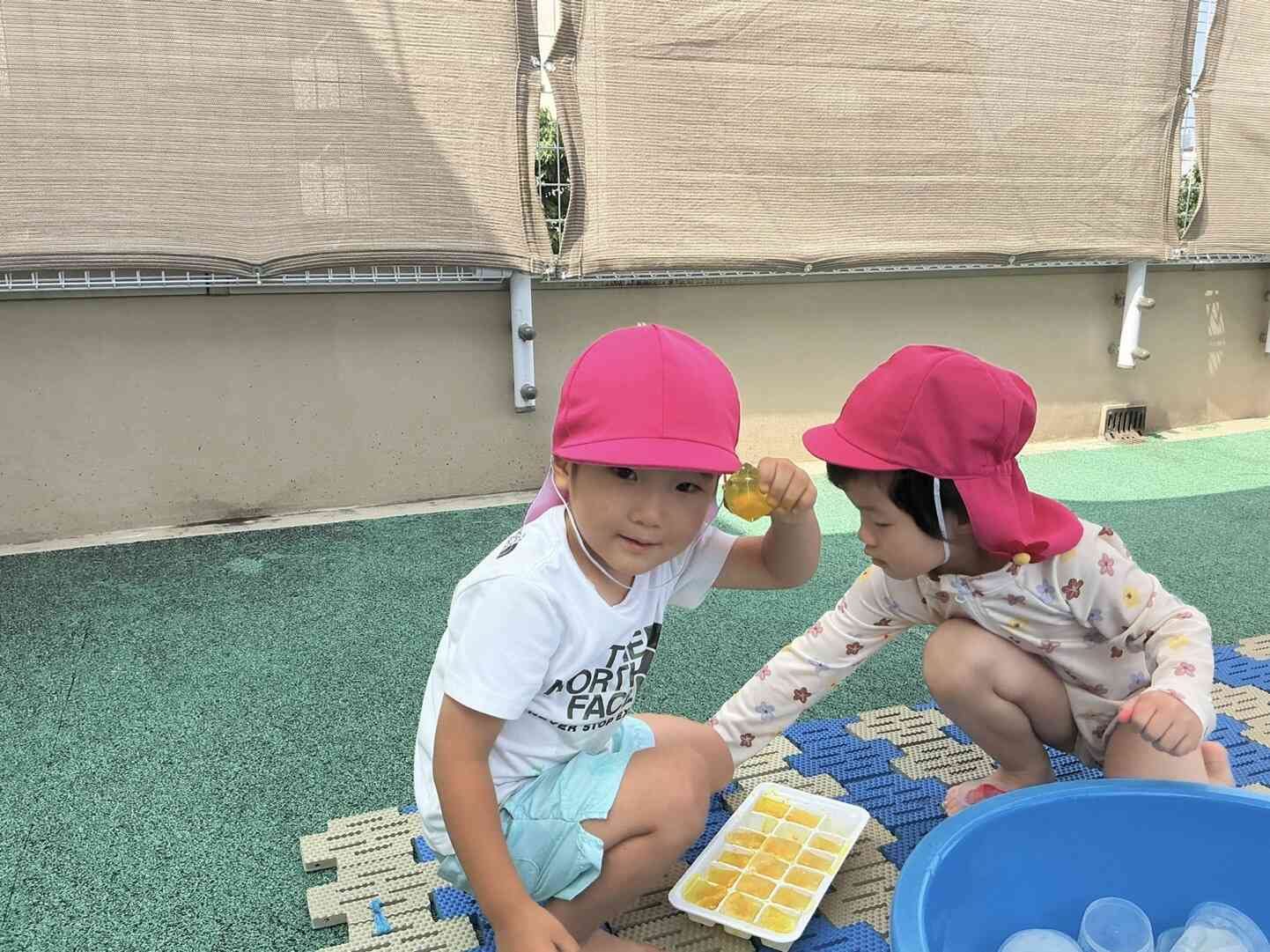 黄色の氷取れたよ！