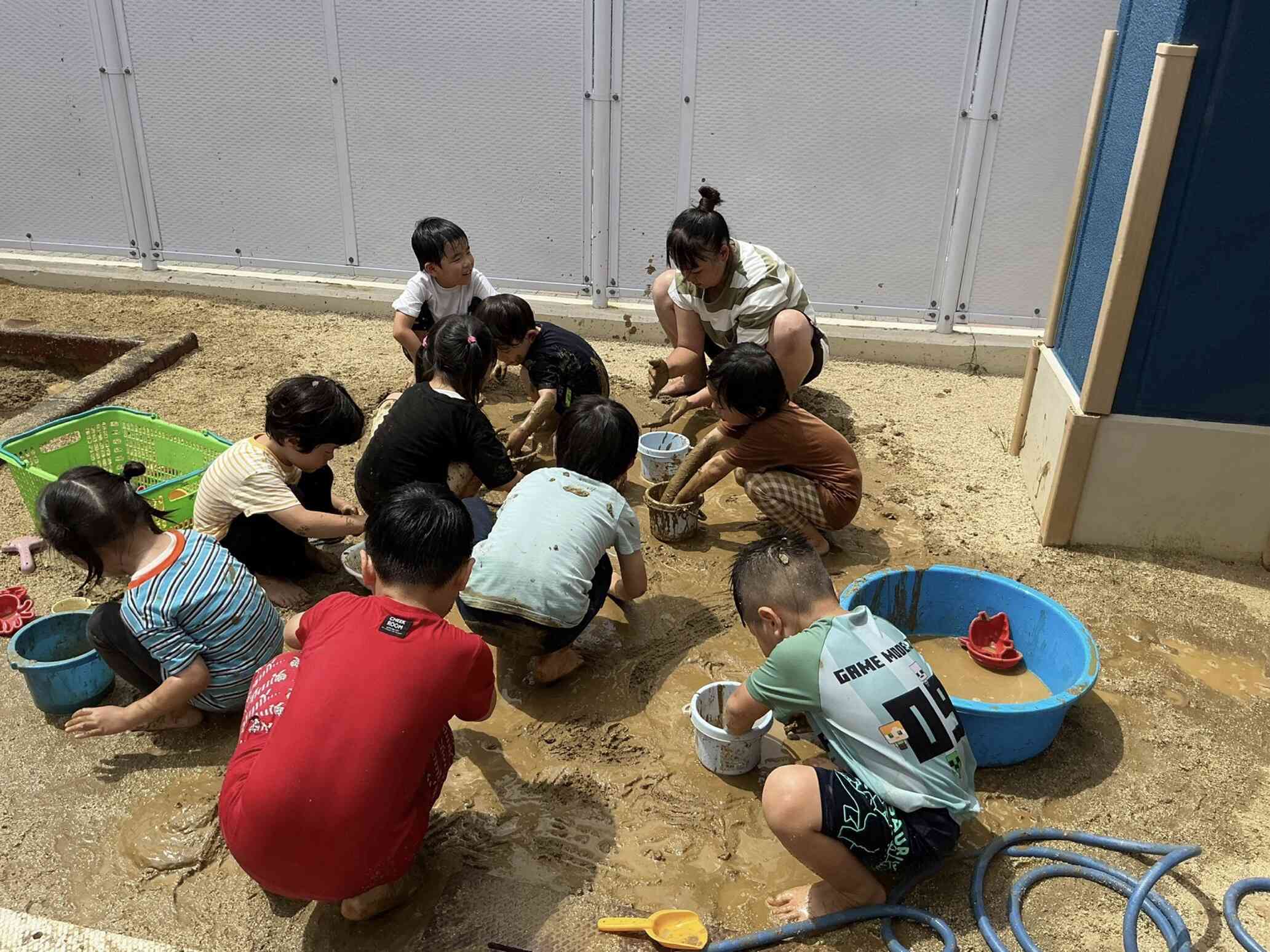 泥遊び(3.4.5歳児)