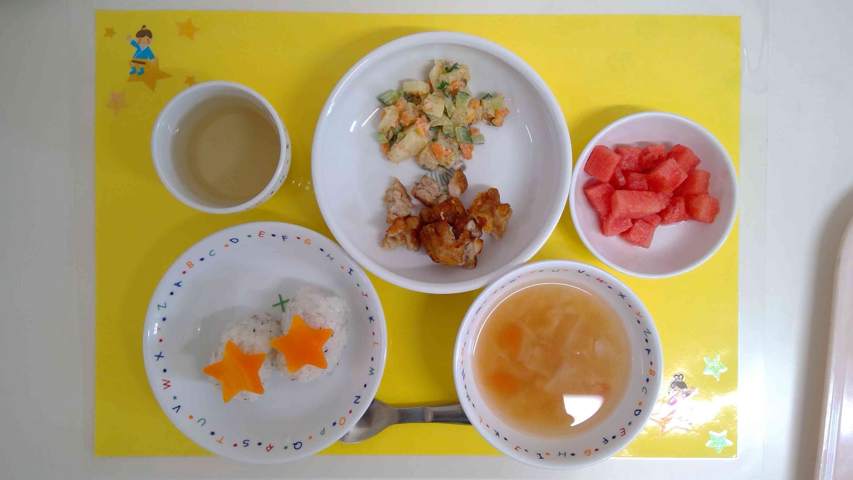 7月７日のお昼ご飯