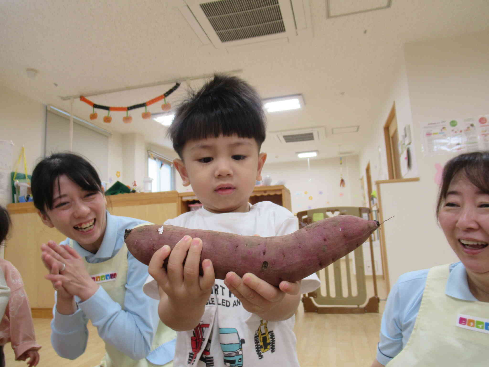 大きなお芋だね～！