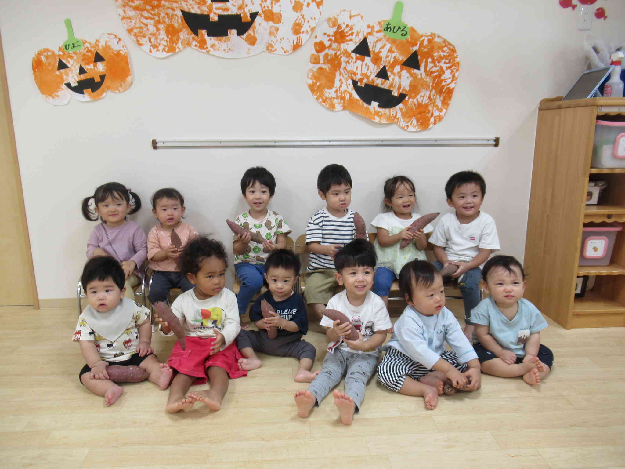 みんなお芋が掘れました☆