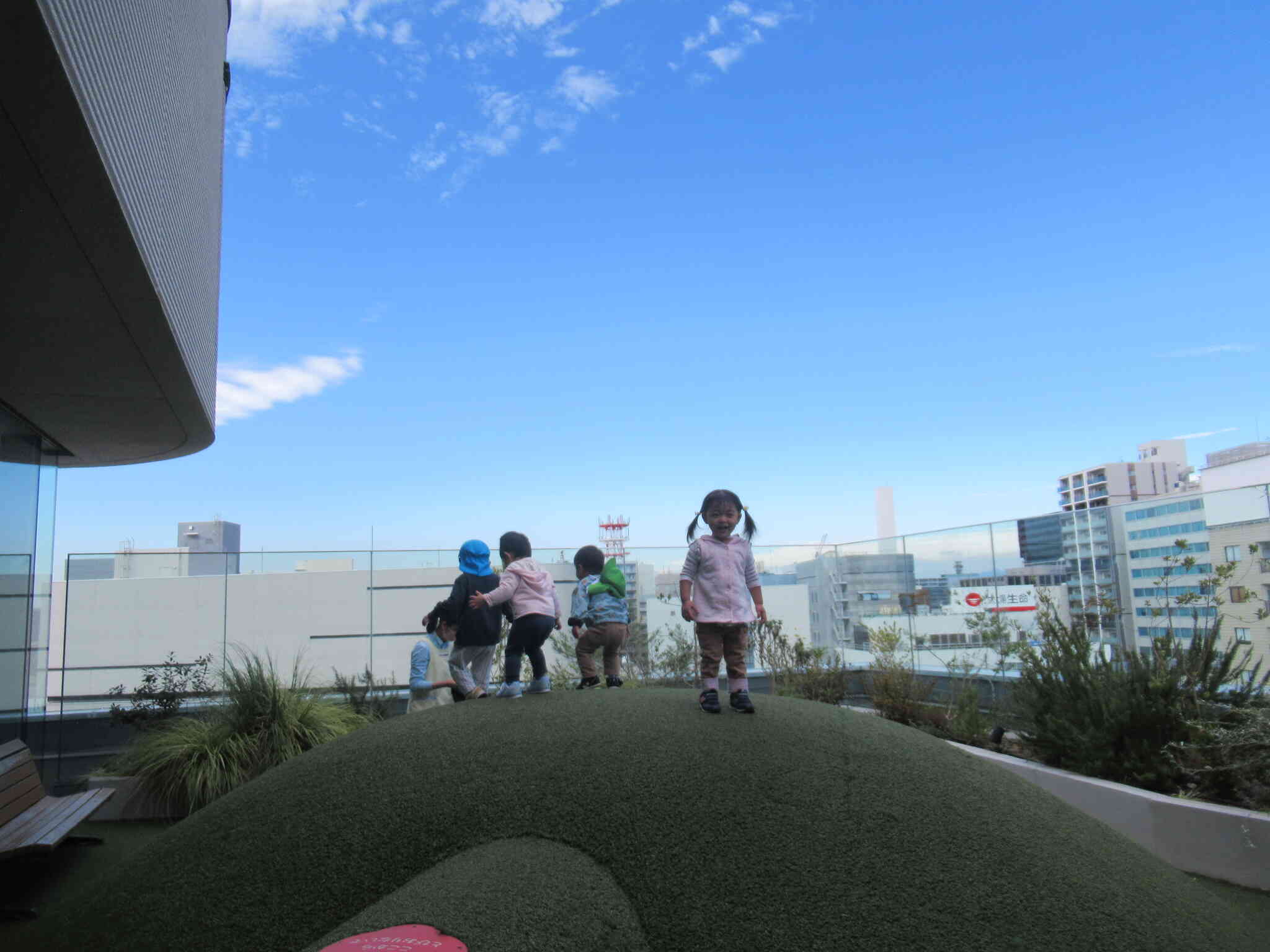 眺めがいいね～！