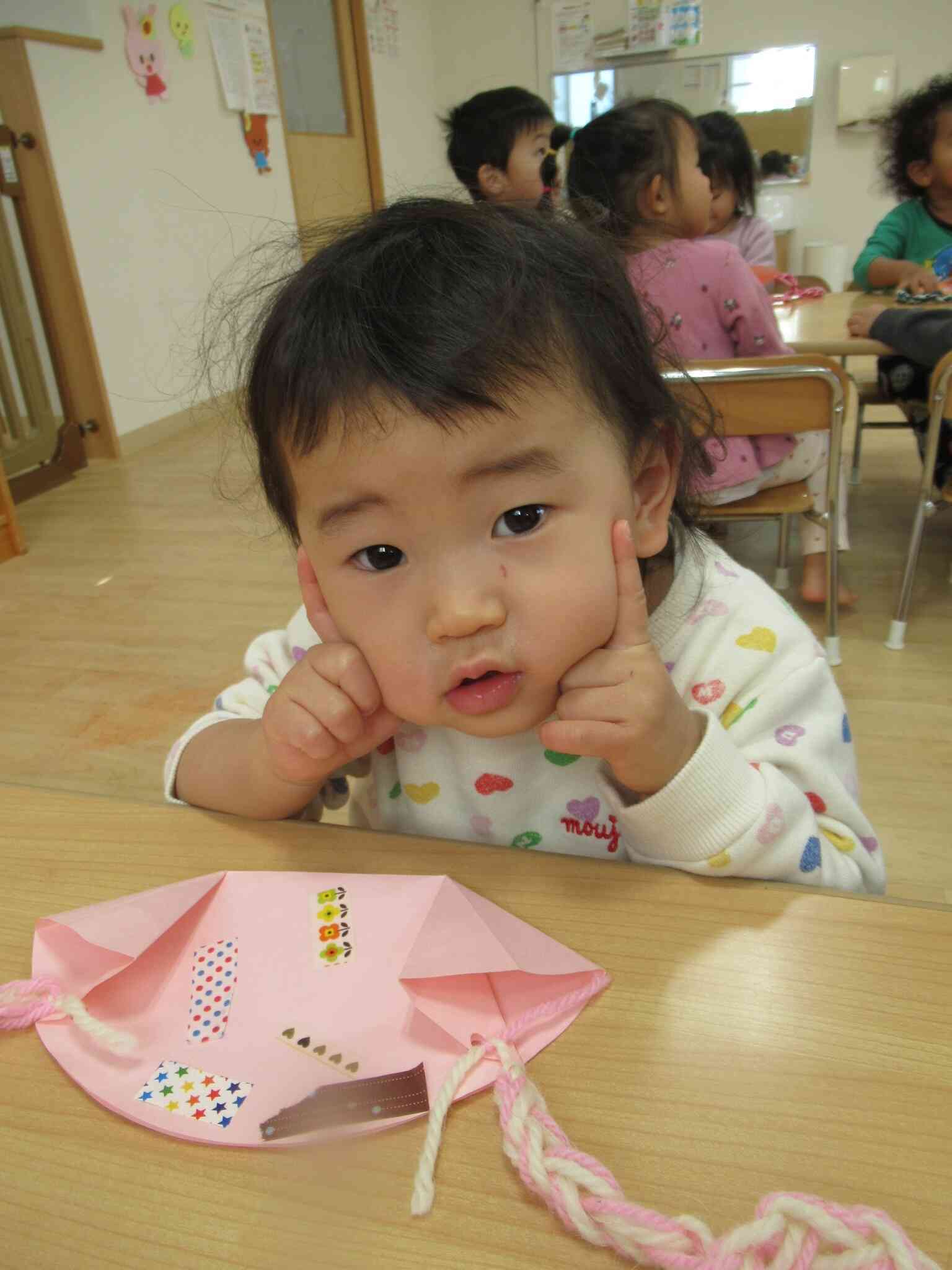 今日は製作をしたよ