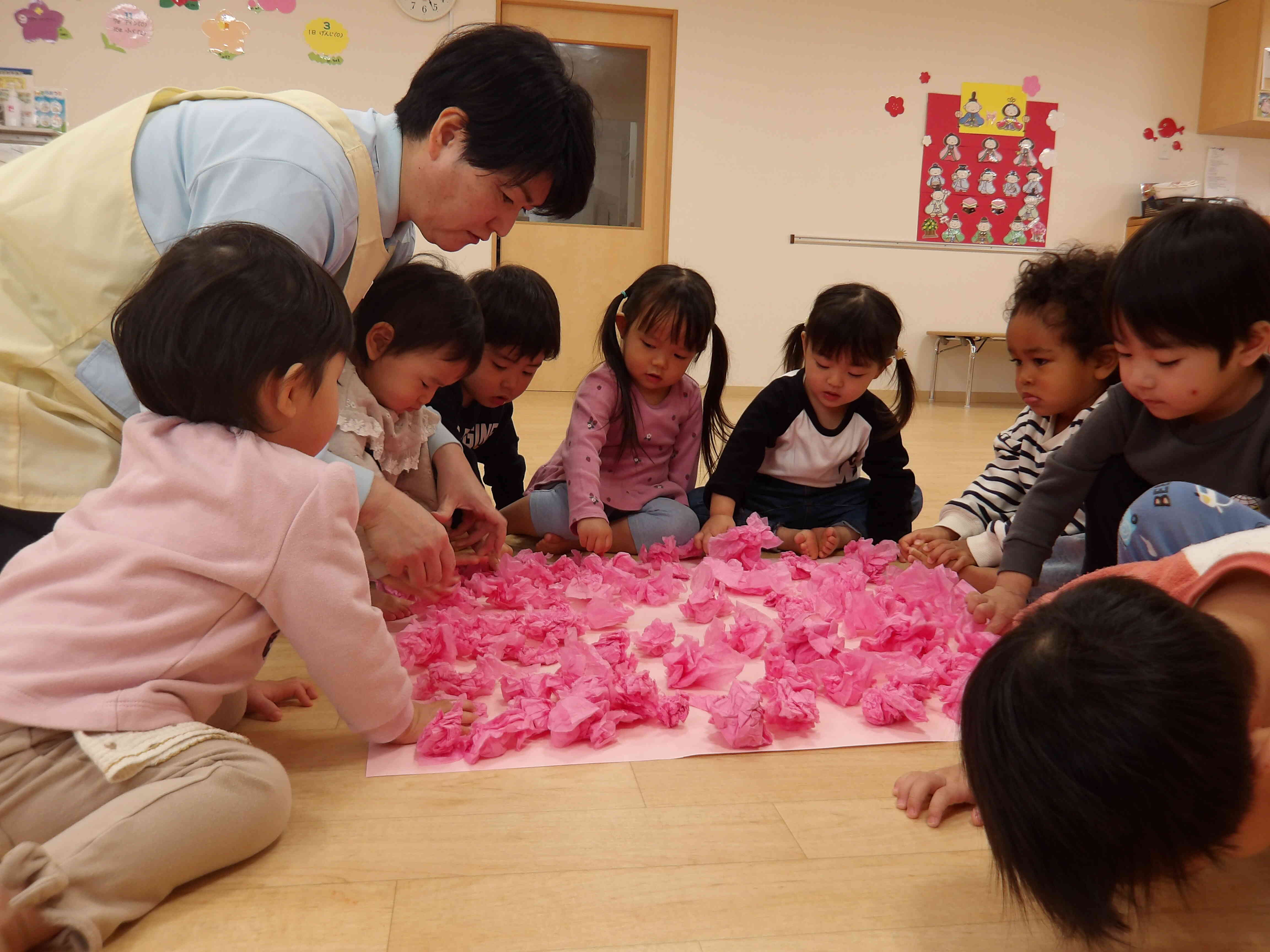 桜の花が咲いたよ