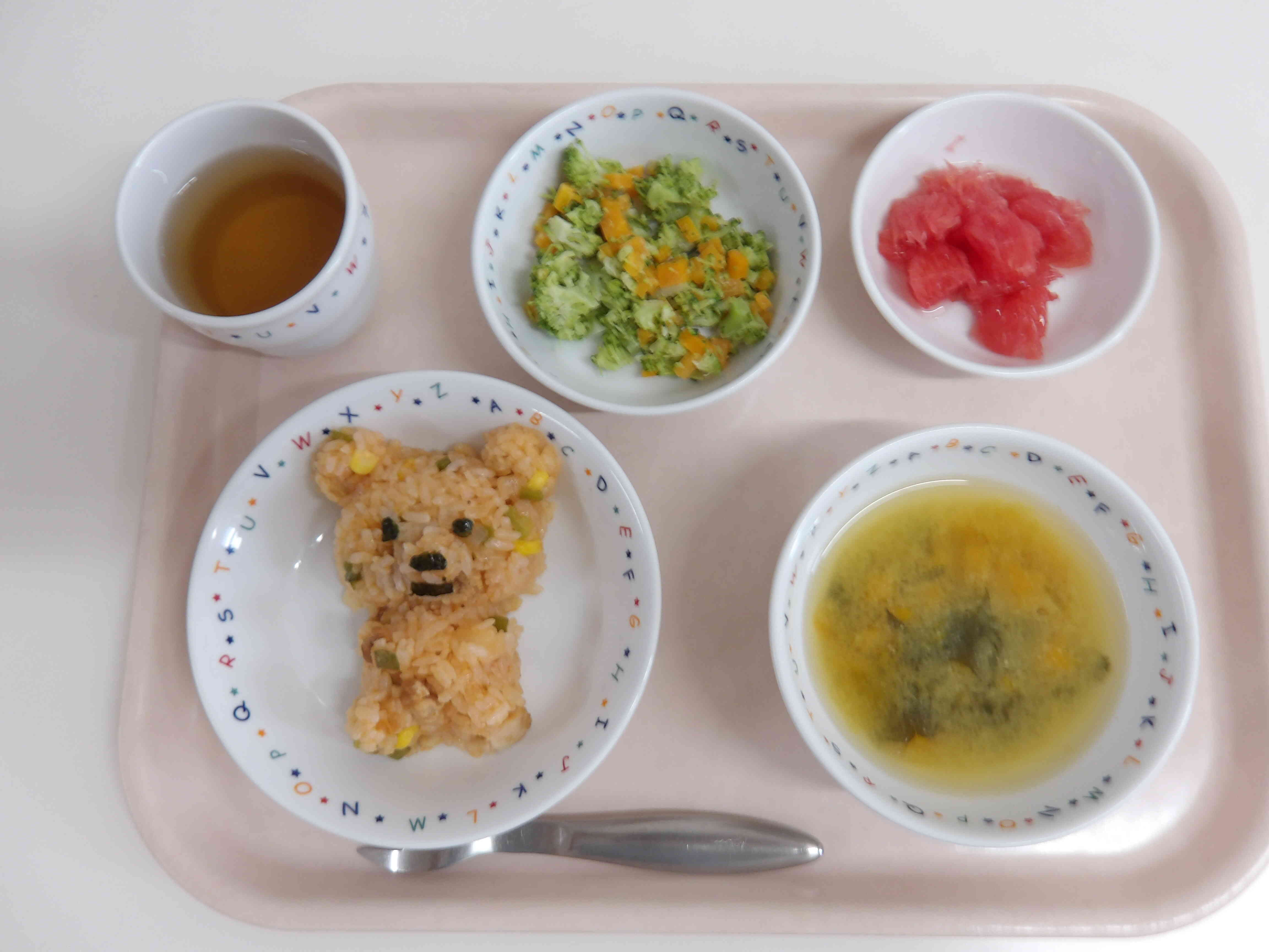 帰ってからの大好きな給食♡