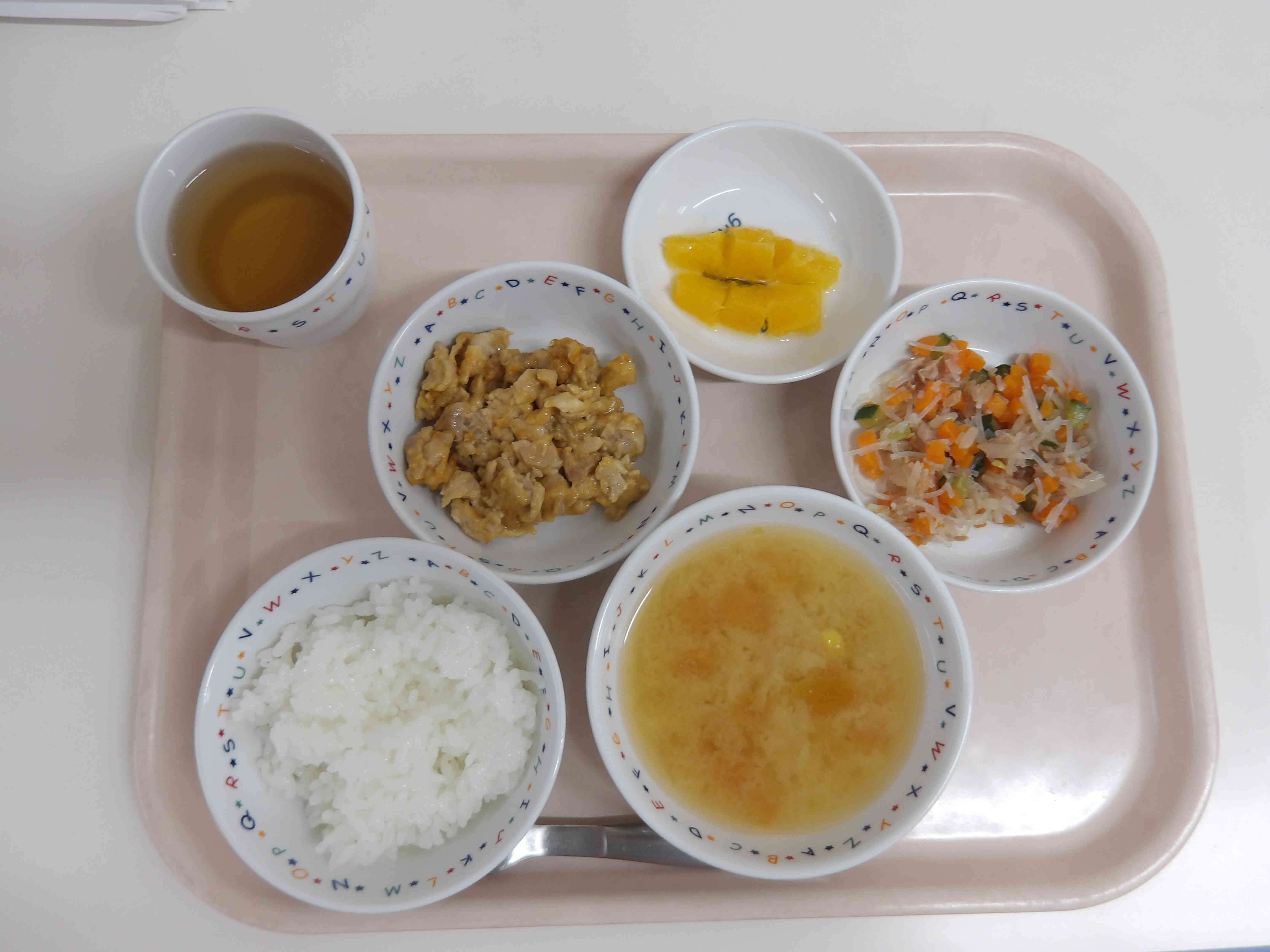 今日のメニュー！
