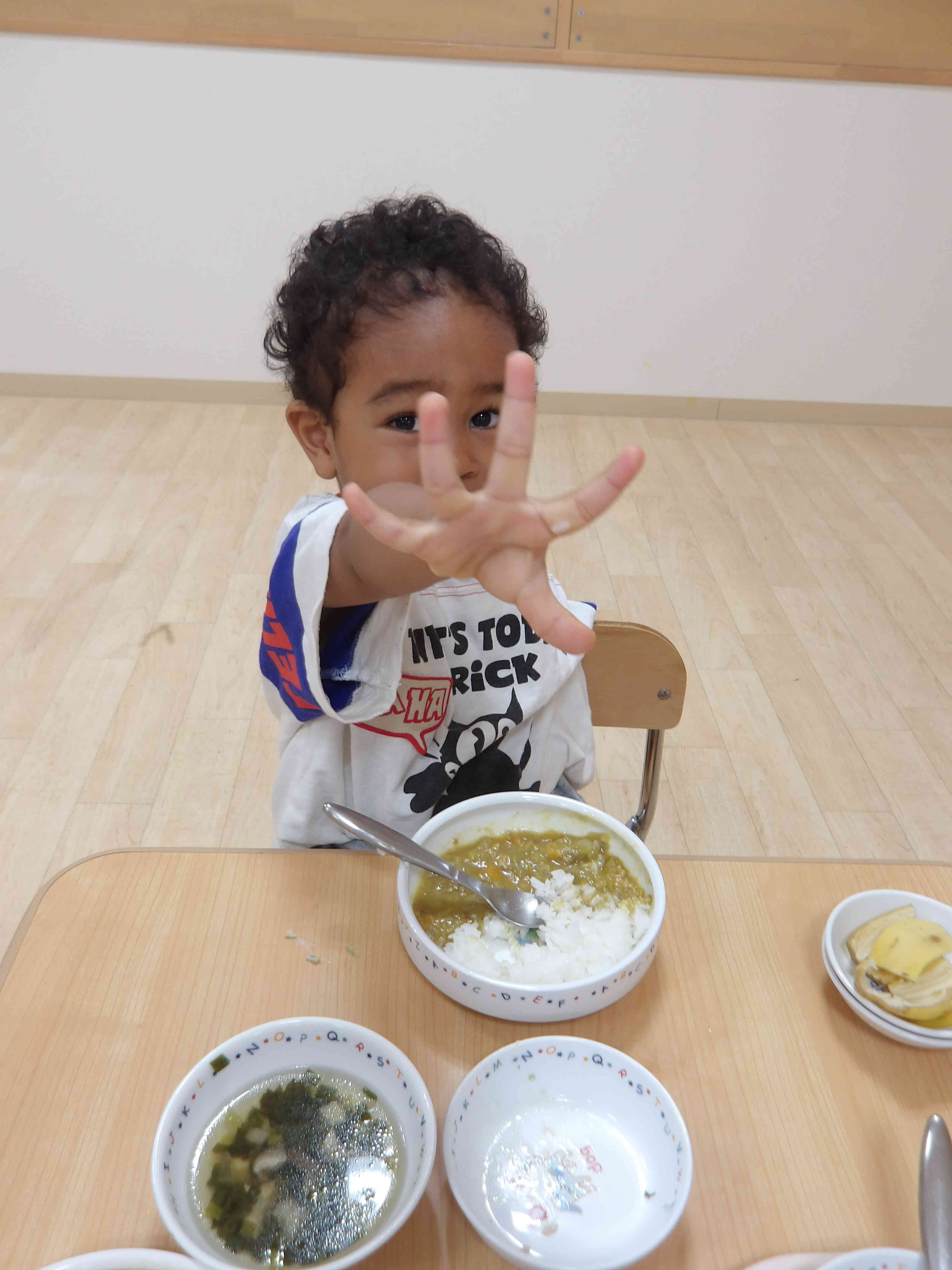 ペロリと食べたよ！！