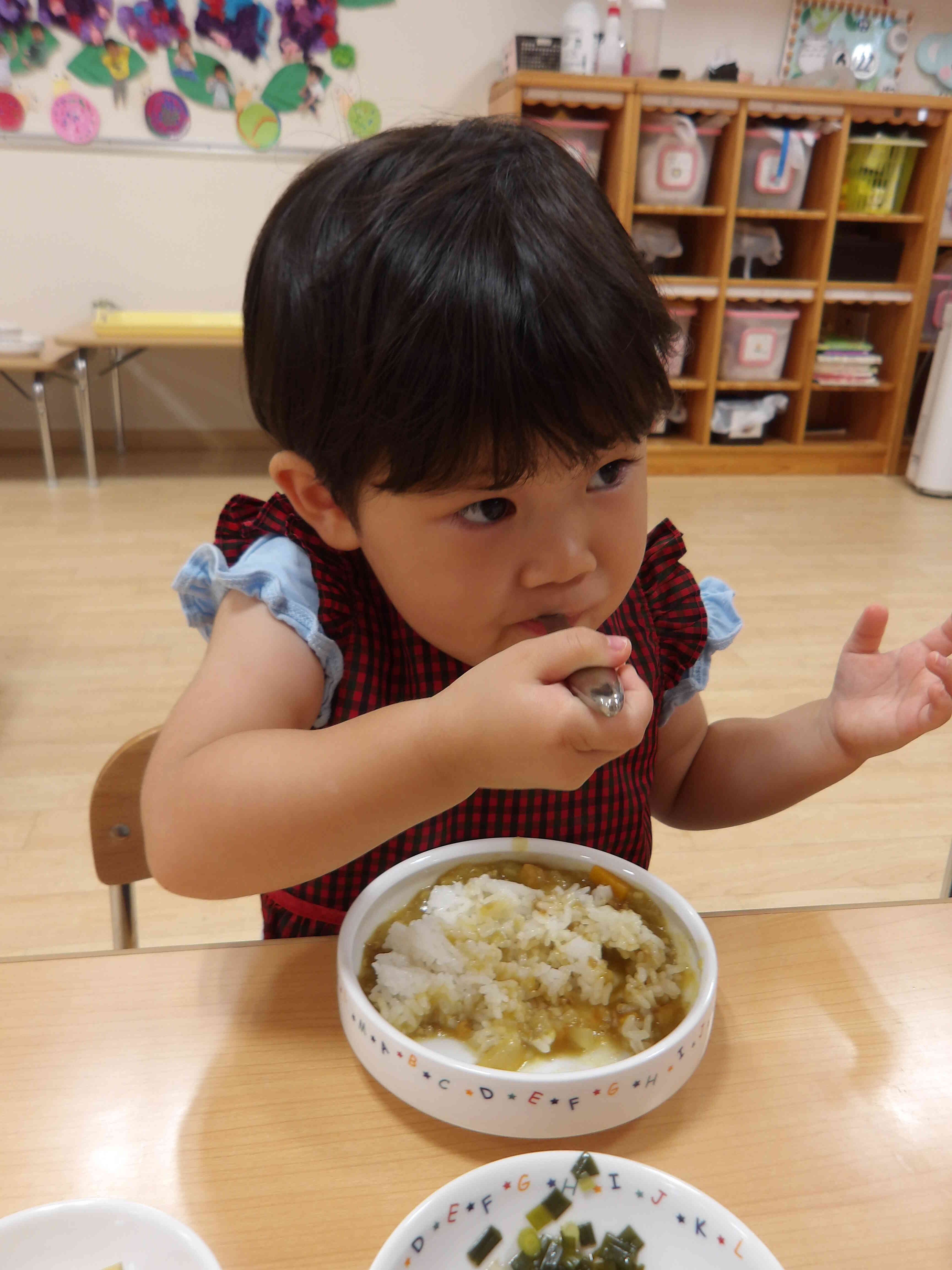 食育☆夏野菜カレー作りpart②