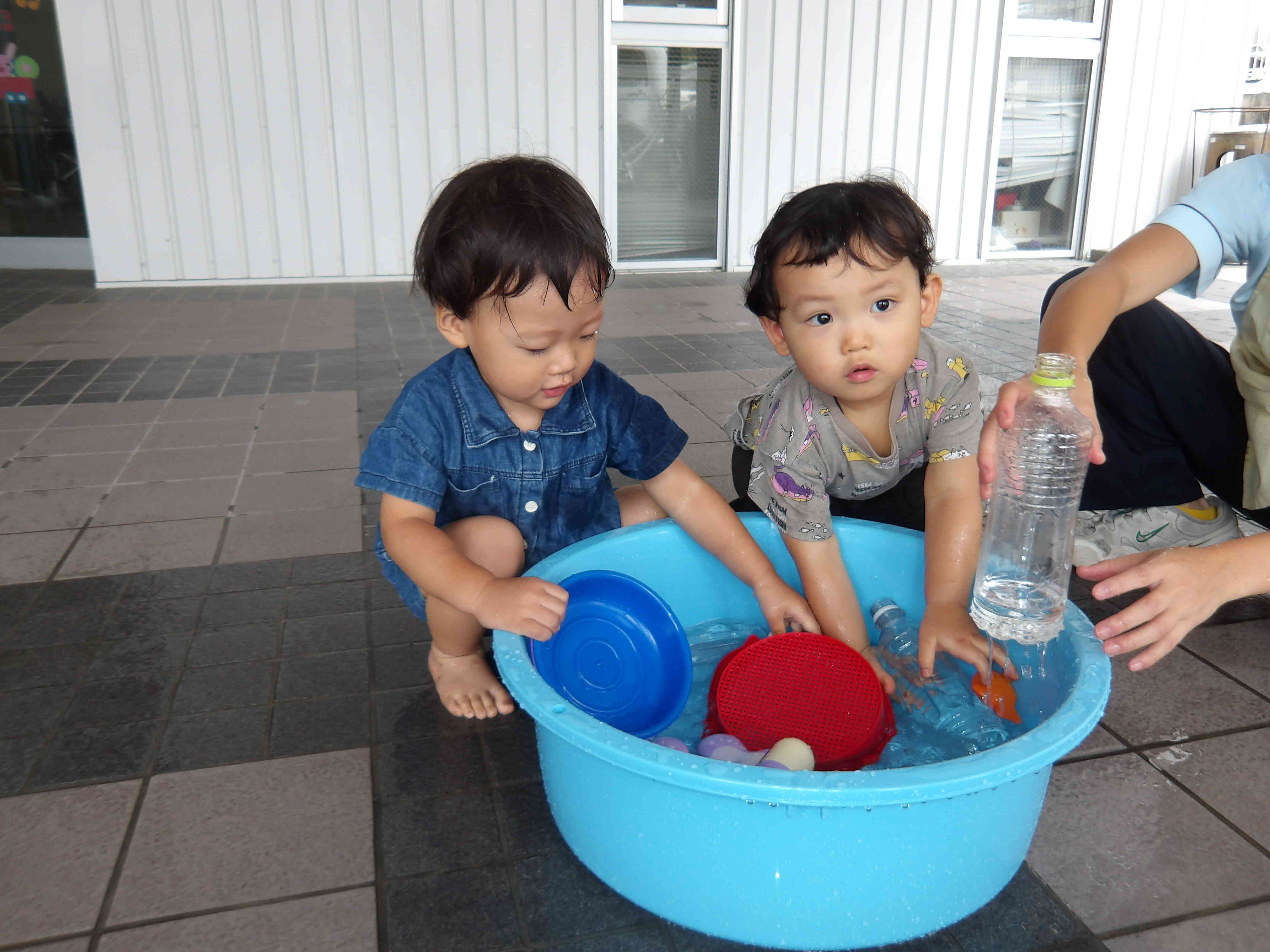 今年度初の水遊び♪