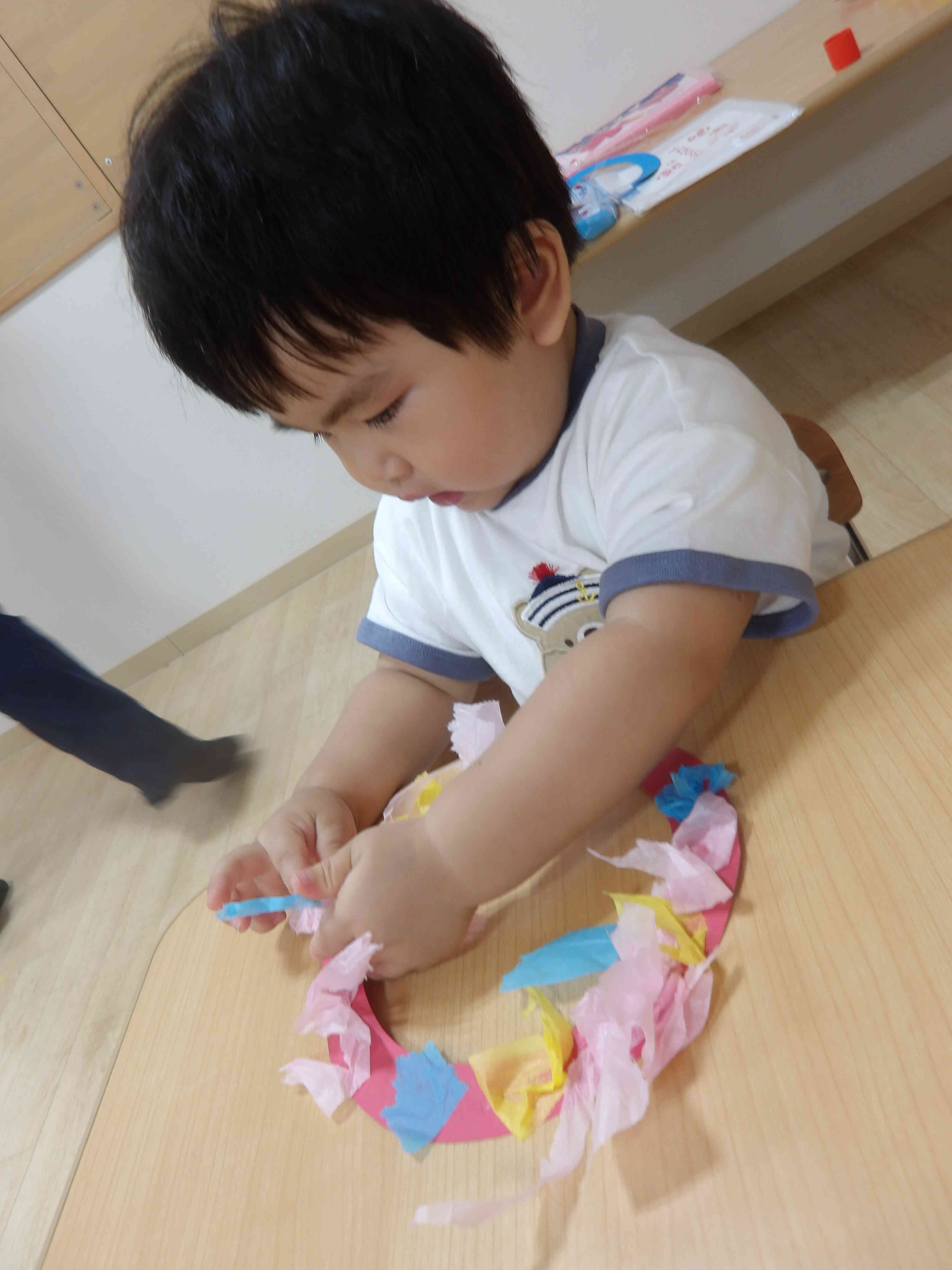 提灯作り♪