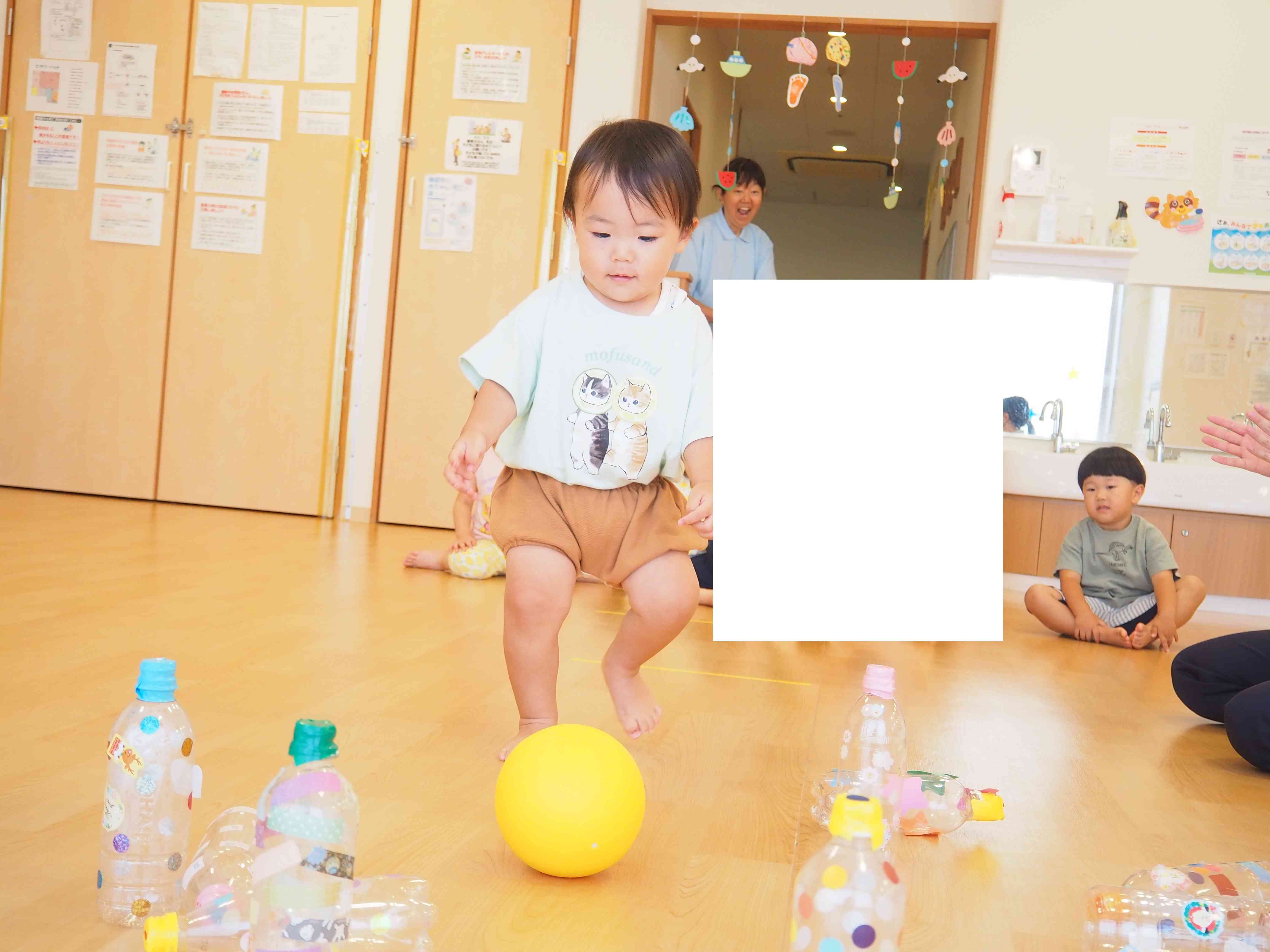 小さいお友達も挑戦したよ～！